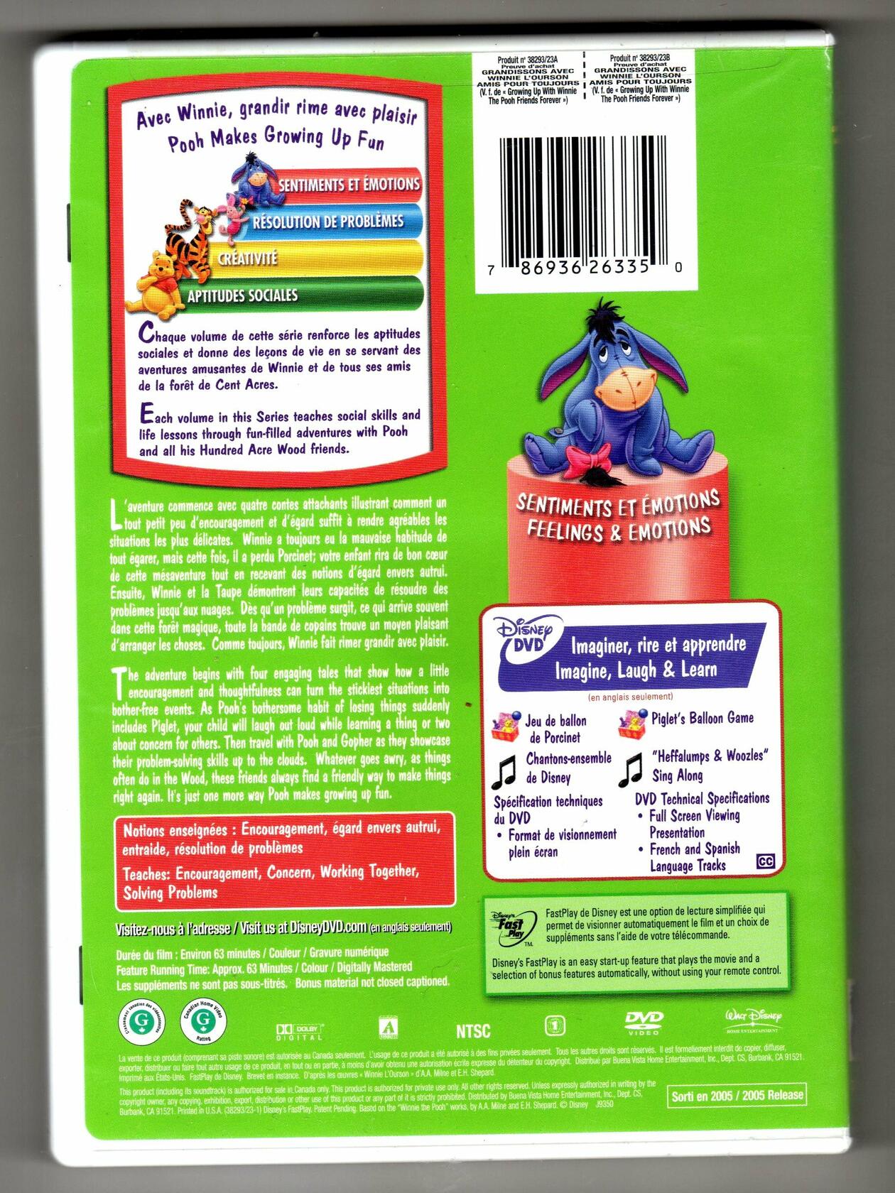 Winnie The Pooh [DVD] - Very Good