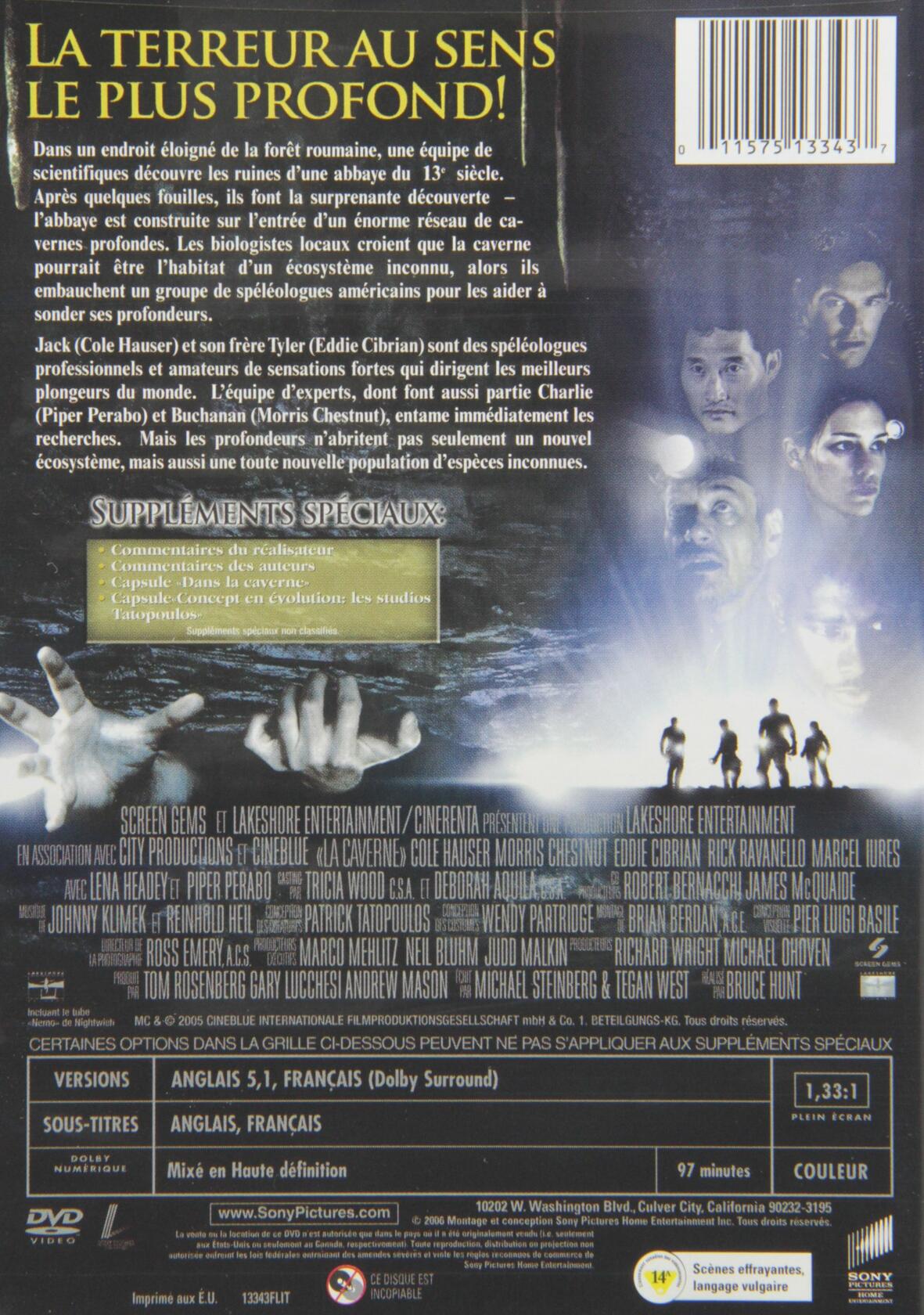 The Cave (Fullscreen) French (Bilingual) [DVD] - Very Good