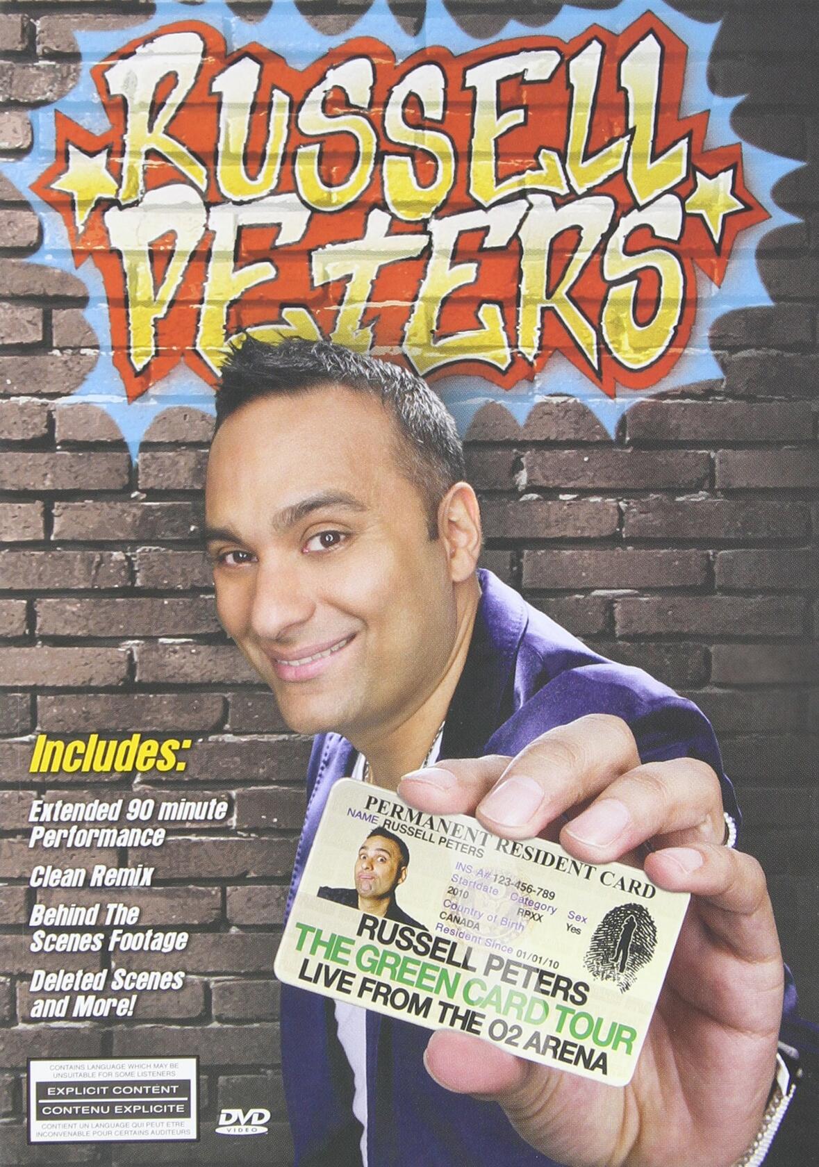 Russell Peters: The Green Card Tour - Live From The O2 Arena [DVD] - Very Good