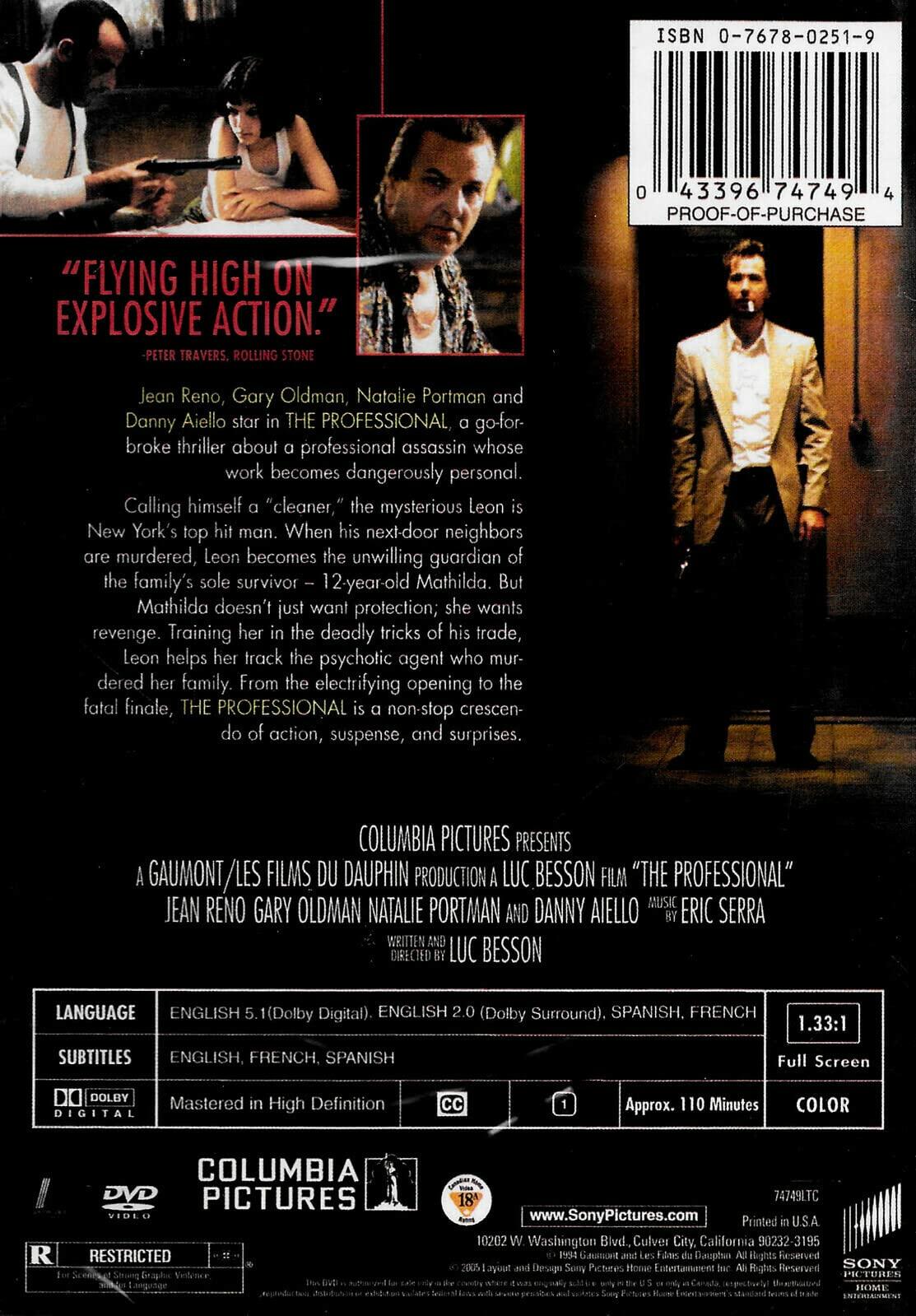 The Professional (Bilingual) [DVD] - Very Good