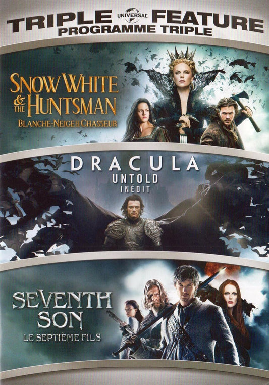 Snow White and the Huntsman / Dracula: Untold / Seventh Son (Triple Feature) [DVD] - Very Good