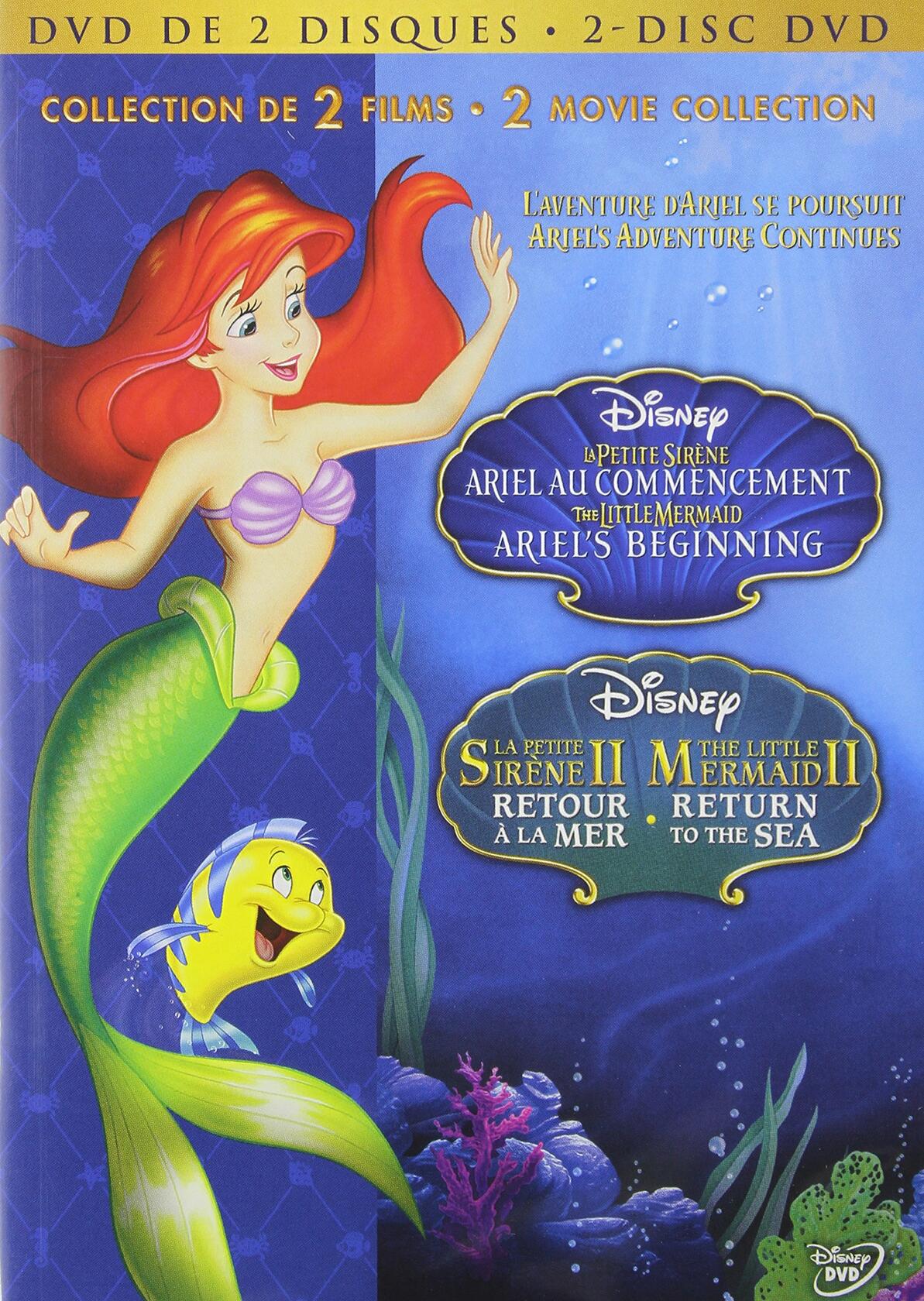 The Little Mermaid II & Ariel's Beginning 2-Movie Collection (Bilingual) [DVD] - Very Good