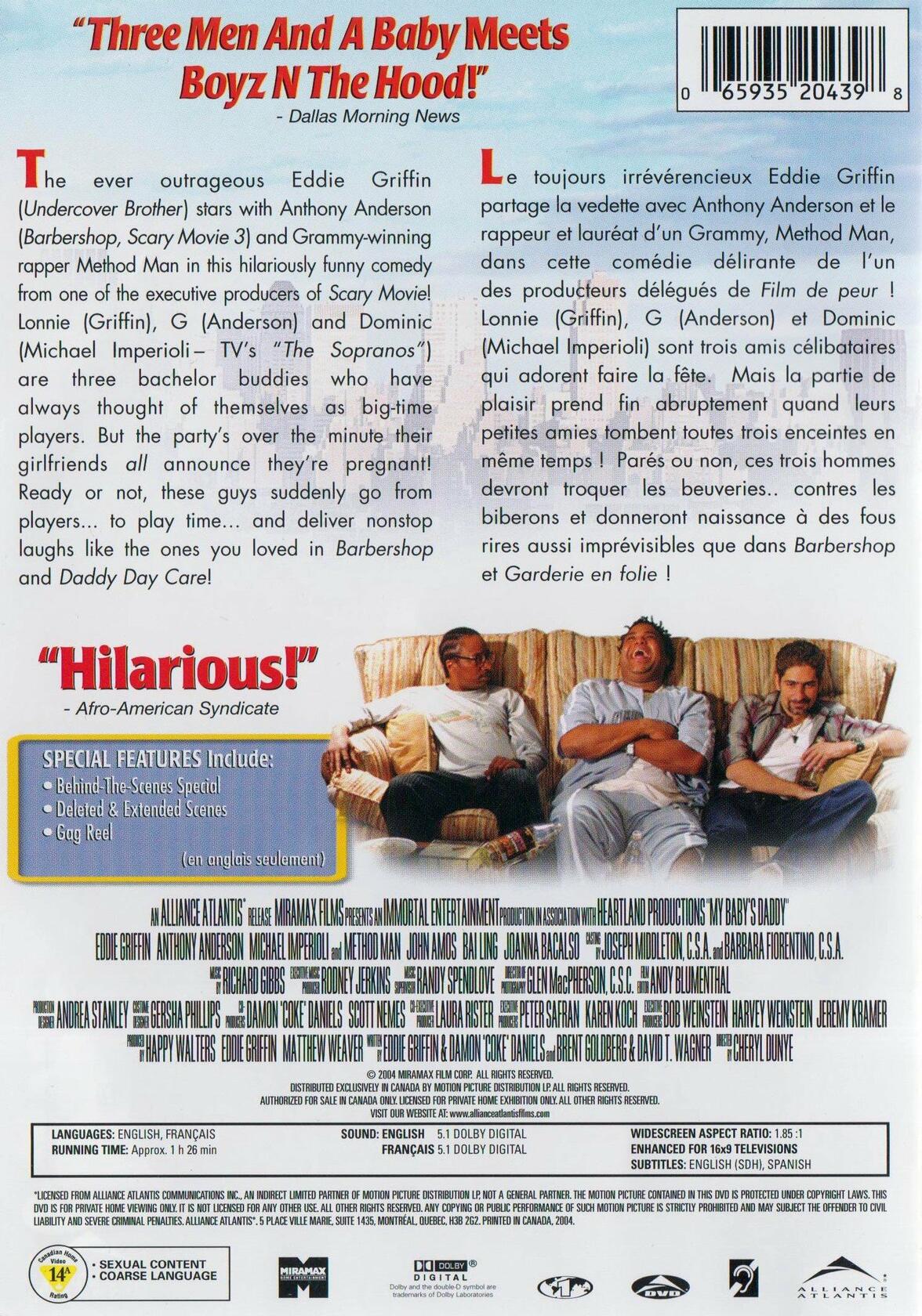 My Baby's Daddy [DVD] - Good