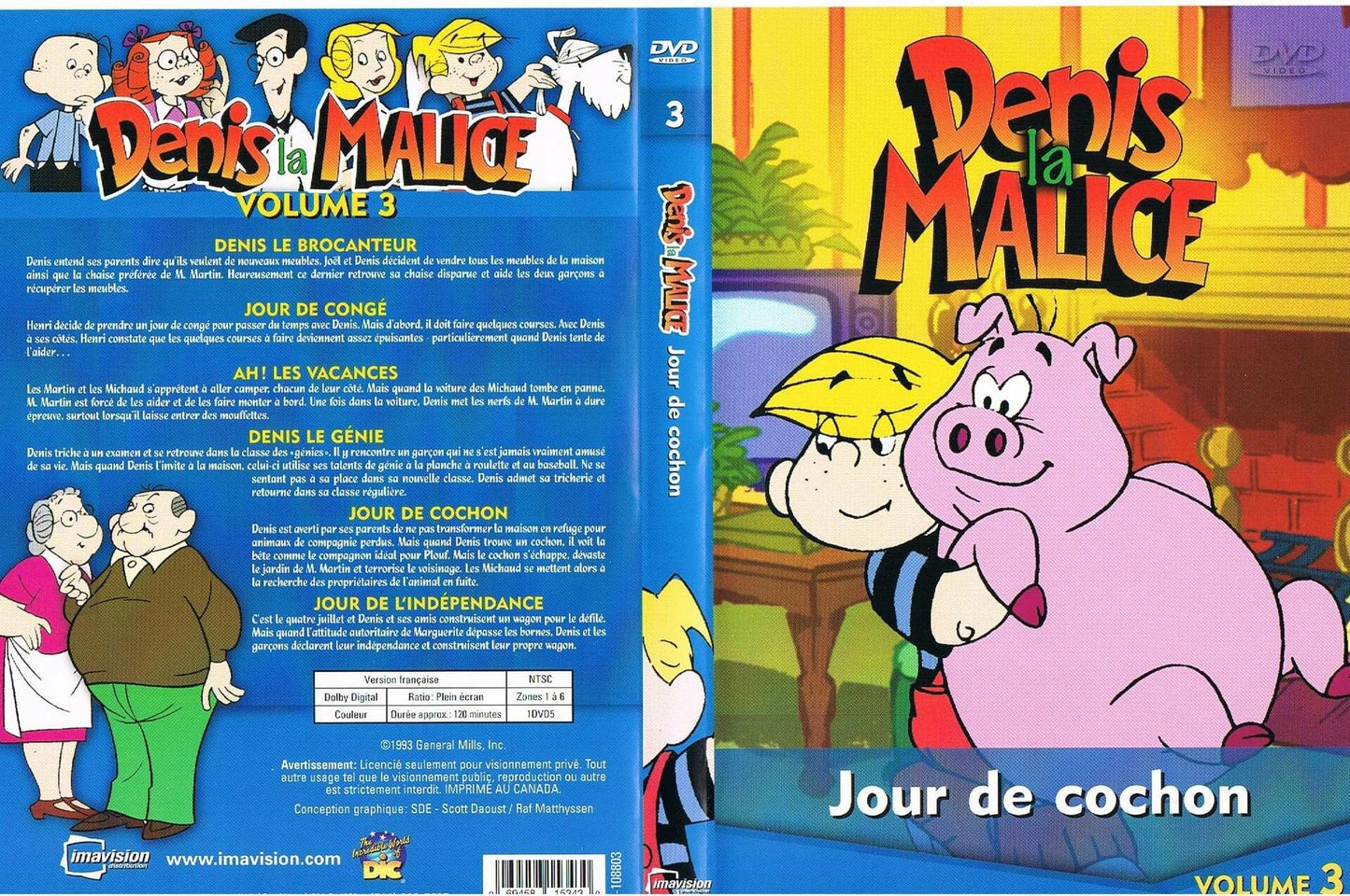 Denis la malice - Volume 3 [DVD] - Very Good