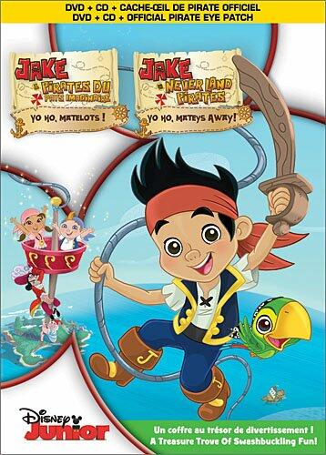 Jake et les Pirates du pays imaginaire : Yo ho, Matelots! (Bilingual) [DVD + CD + Eye Patch] [DVD] - Very Good