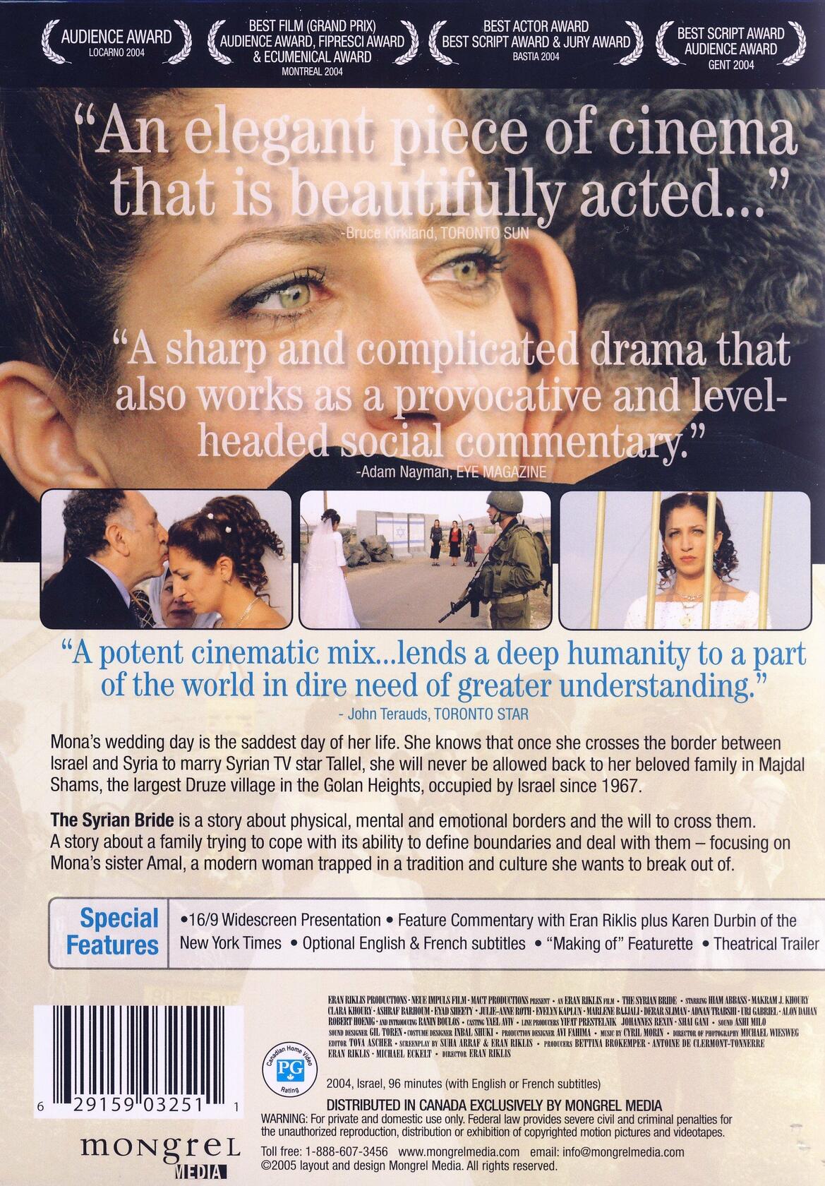 SYRIAN BRIDE [DVD] - Very Good