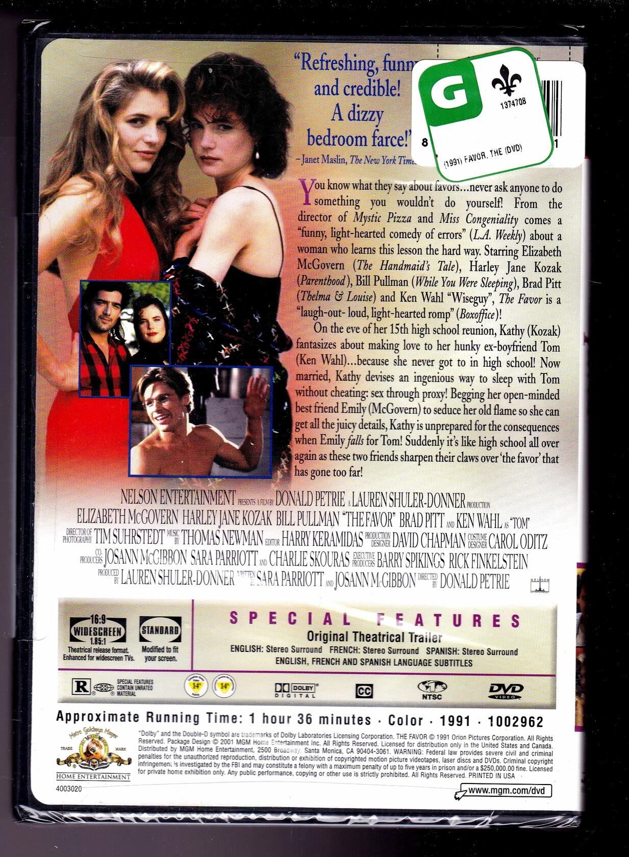 The Favor (Bilingual) [DVD] - Very Good