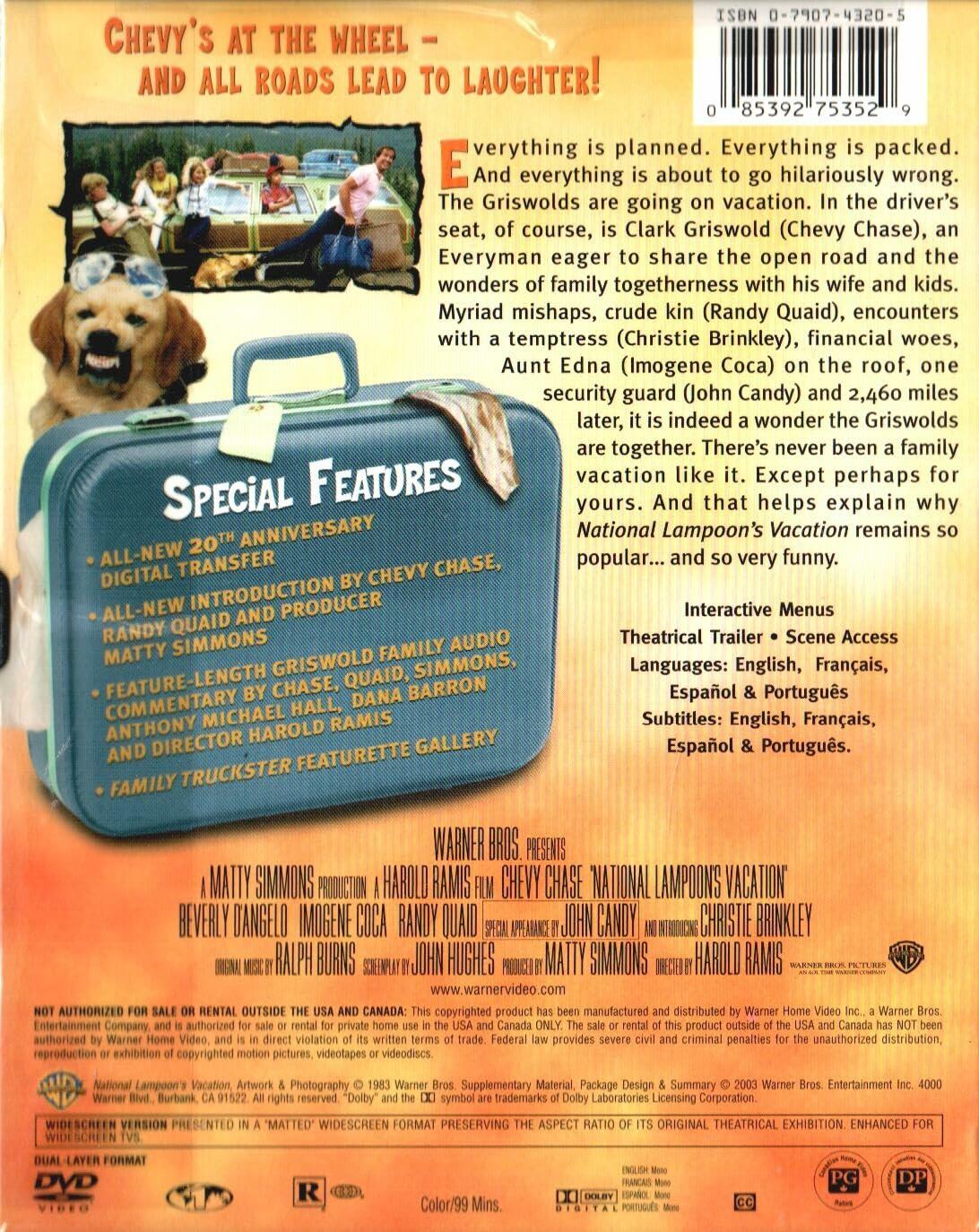 National Lampoon's Vacation: 20th Anniversary Edition (DVD) [DVD] - Very Good