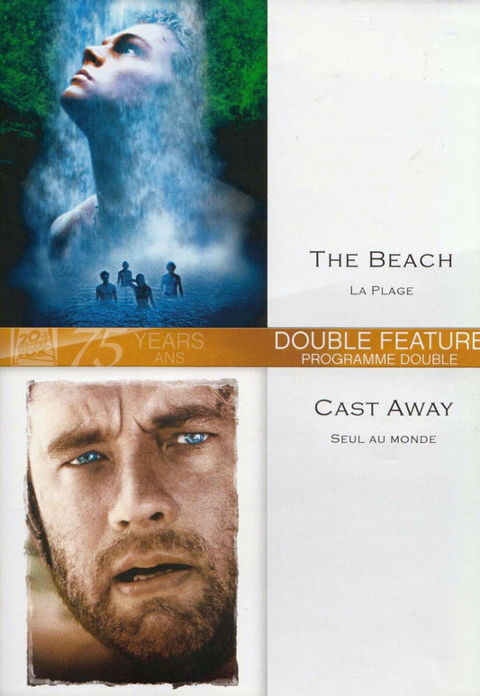 Castaway / The Beach [DVD] - Very Good