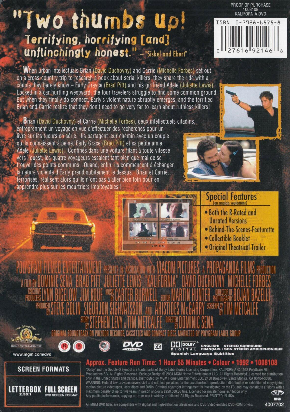 Kalifornia [DVD]