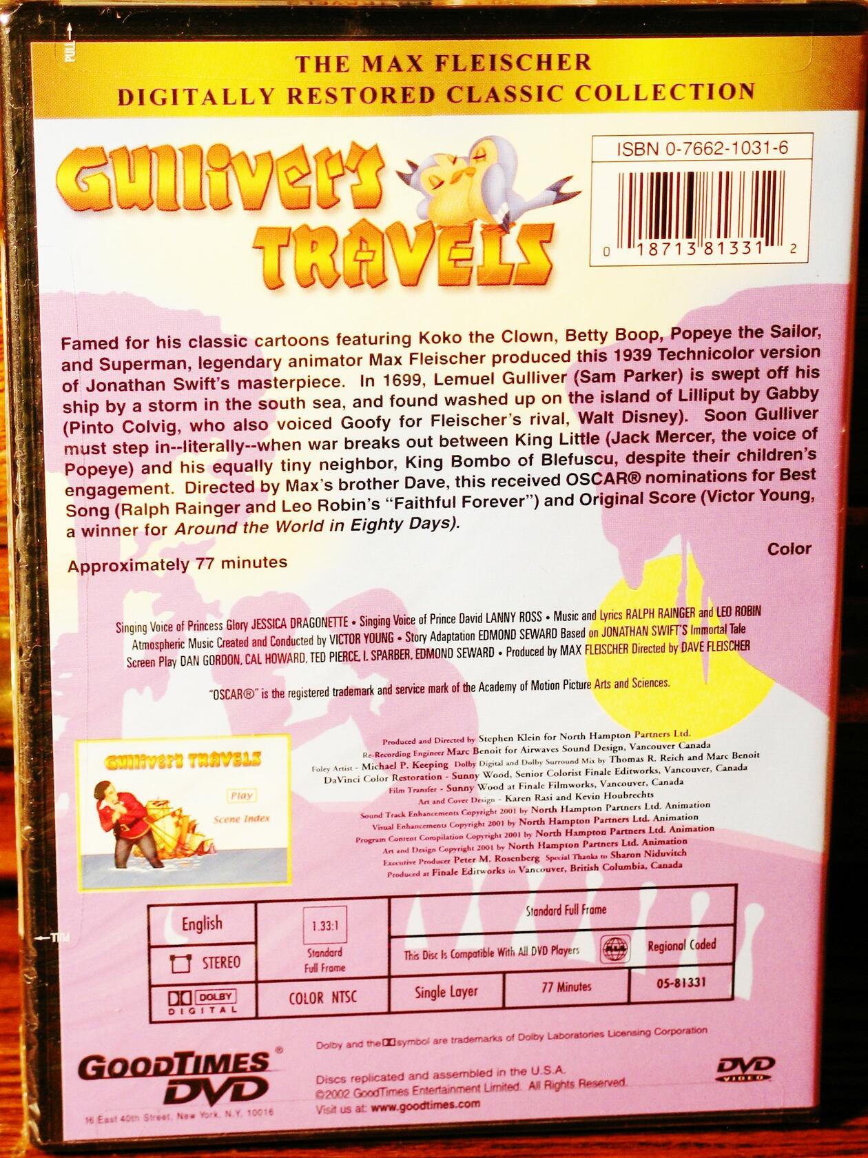 Gulliver's Travels [Import] [DVD]