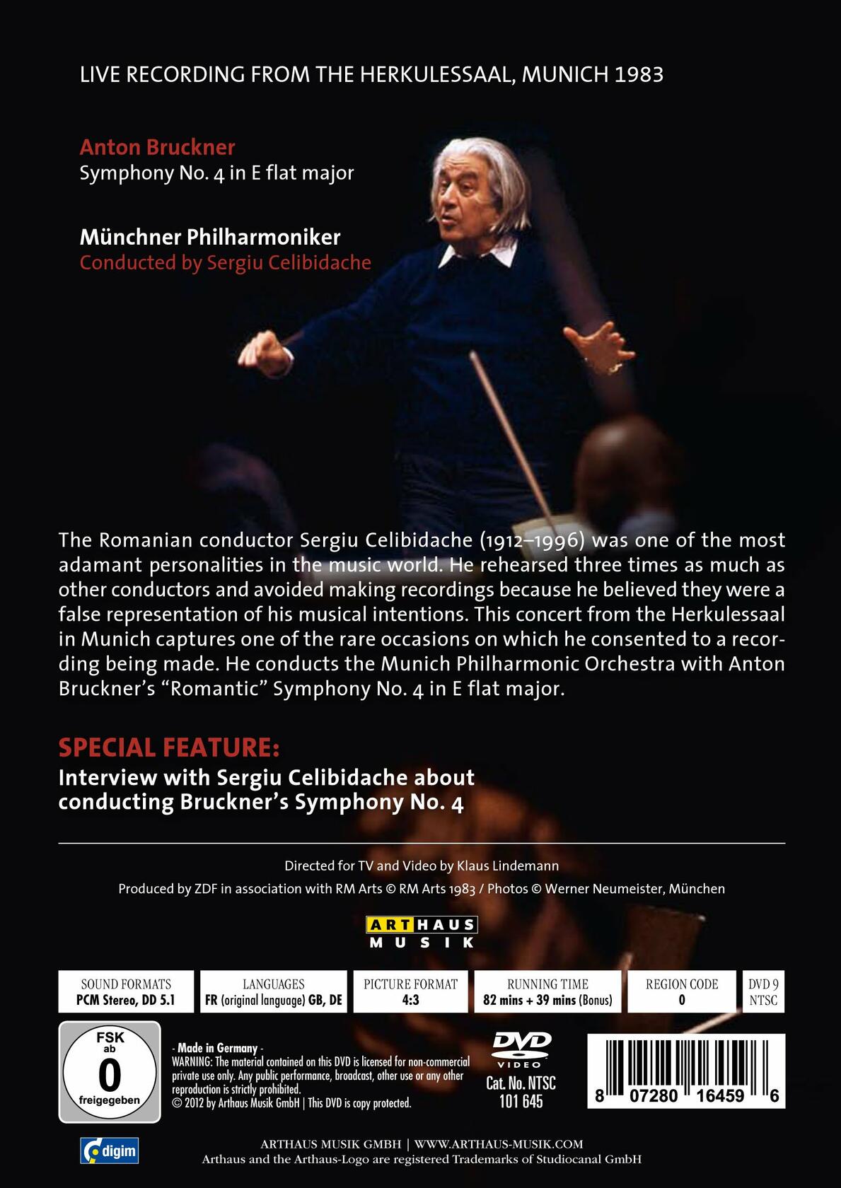 Celibidache, Sergiu - Celibidache, Sergiu: Bruckner Symphony No. 4 [DVD]