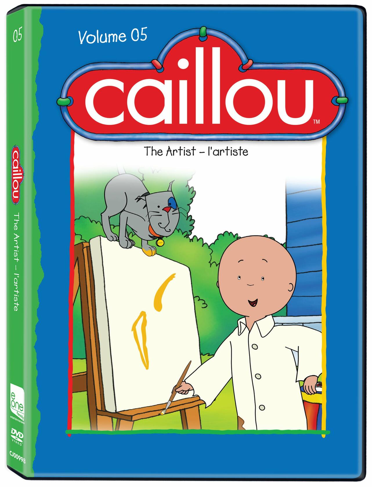Caillou - The Artist (Bilingual) [DVD] - Very Good