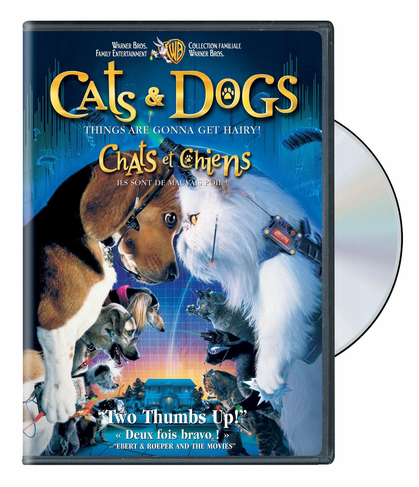 Cats & Dogs / Chats et Chiens (Bilingual) [DVD] - Very Good