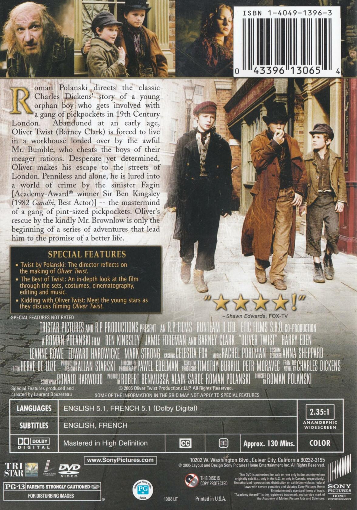 Oliver Twist (Tristar) (Bilingual) [DVD] - Very Good