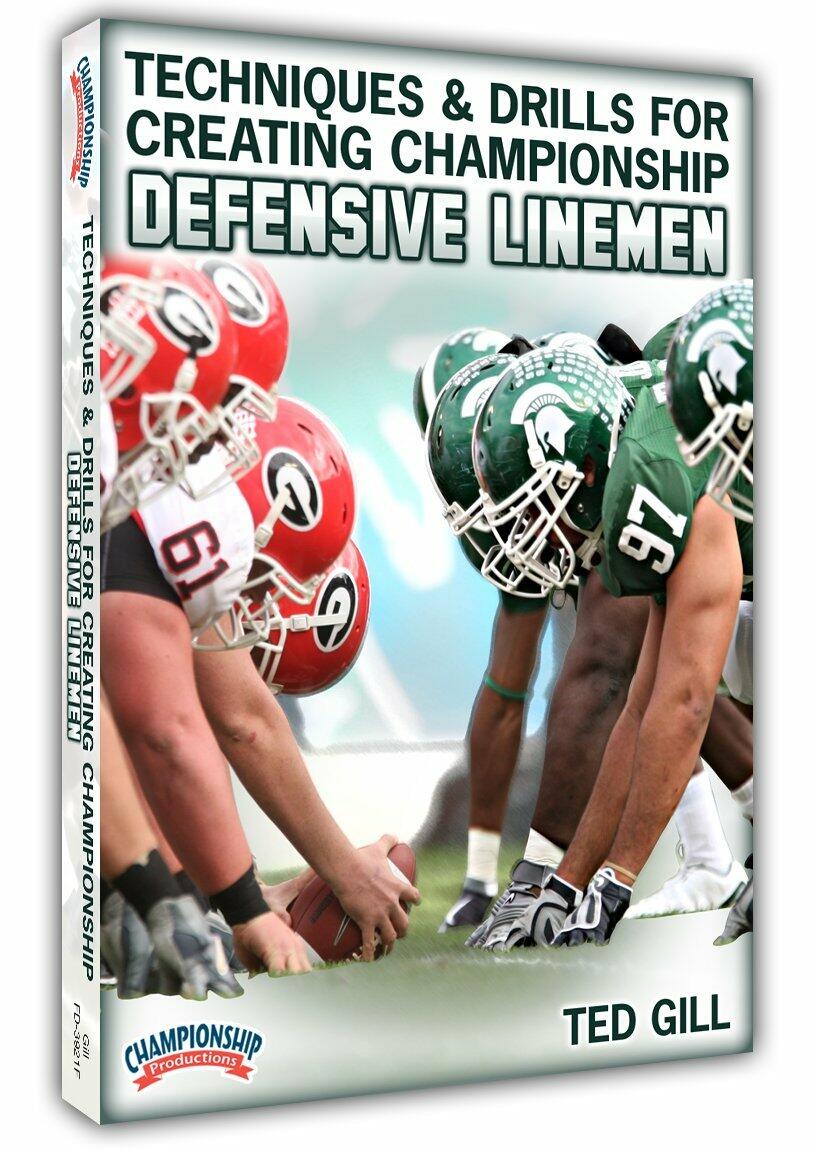 Championship Productions FD-3921F Ted Gill: Techniques and Drills for Creating Championship Defensive Linemen DVD - Very Good