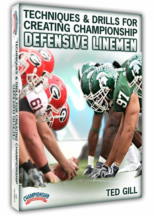 Championship Productions FD-3921F Ted Gill: Techniques and Drills for Creating Championship Defensive Linemen DVD - Very Good