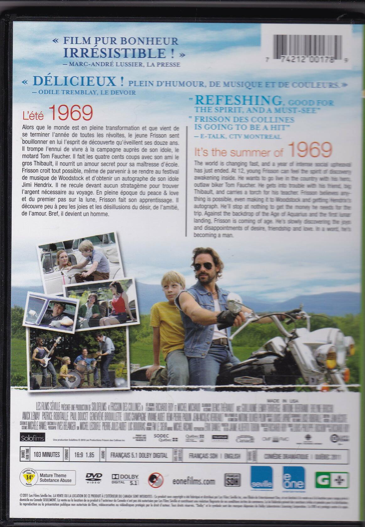 Frisson des collines [DVD] - Very Good