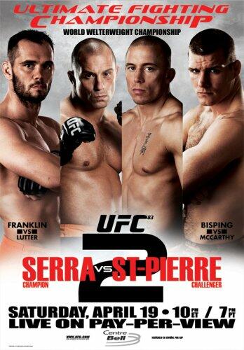 NEW Ufc 83: Serra Vs St-pierre (DVD) [DVD] - Very Good