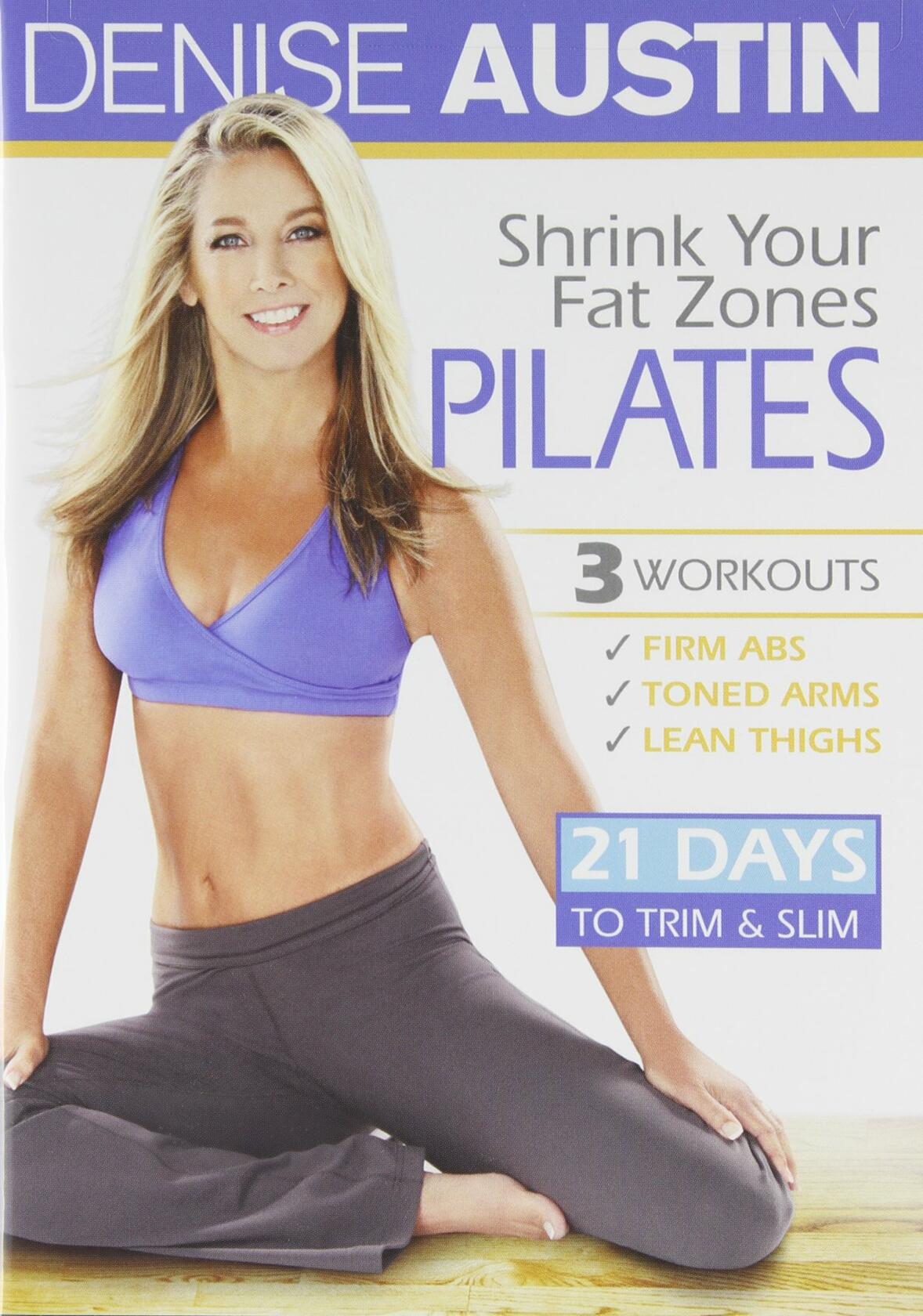 Denise Austin: Shrink Your Fat Zones Pilates [DVD] - Very Good