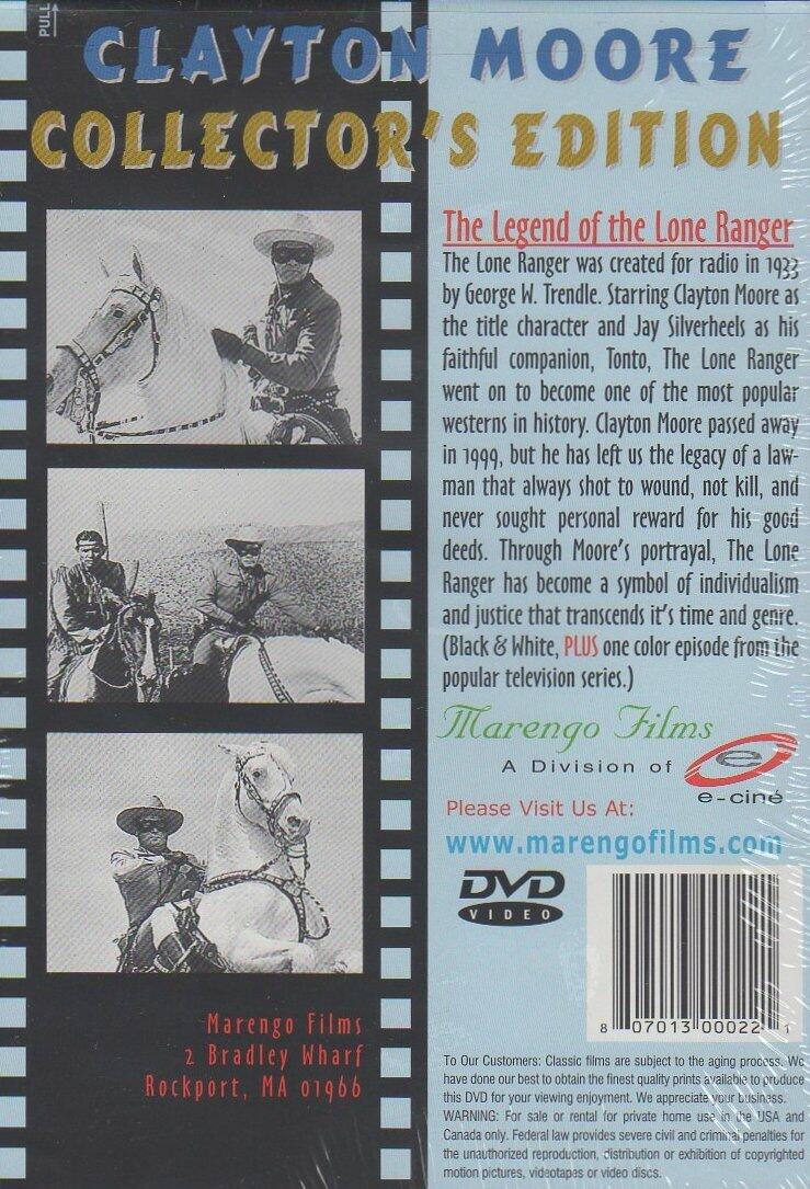 The Legend of the Lone Ranger (1952) [DVD] - Very Good