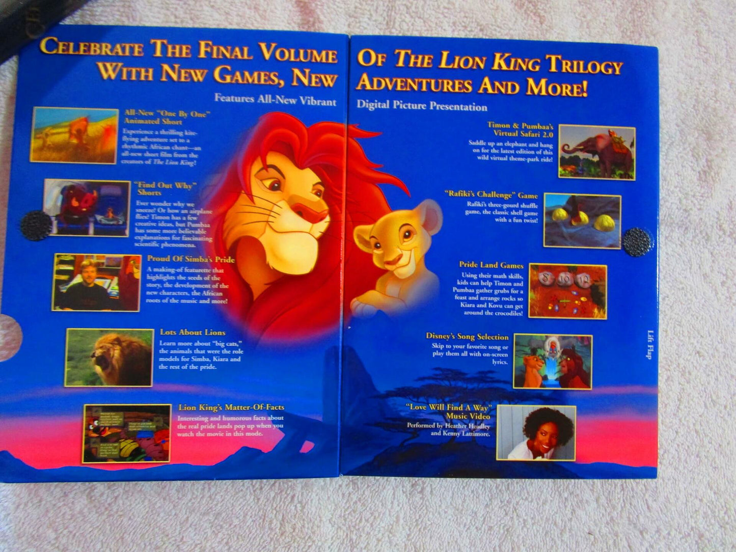 The Lion King 2: Simba's Pride (Two-Disc Special Edition) [DVD] - Very Good