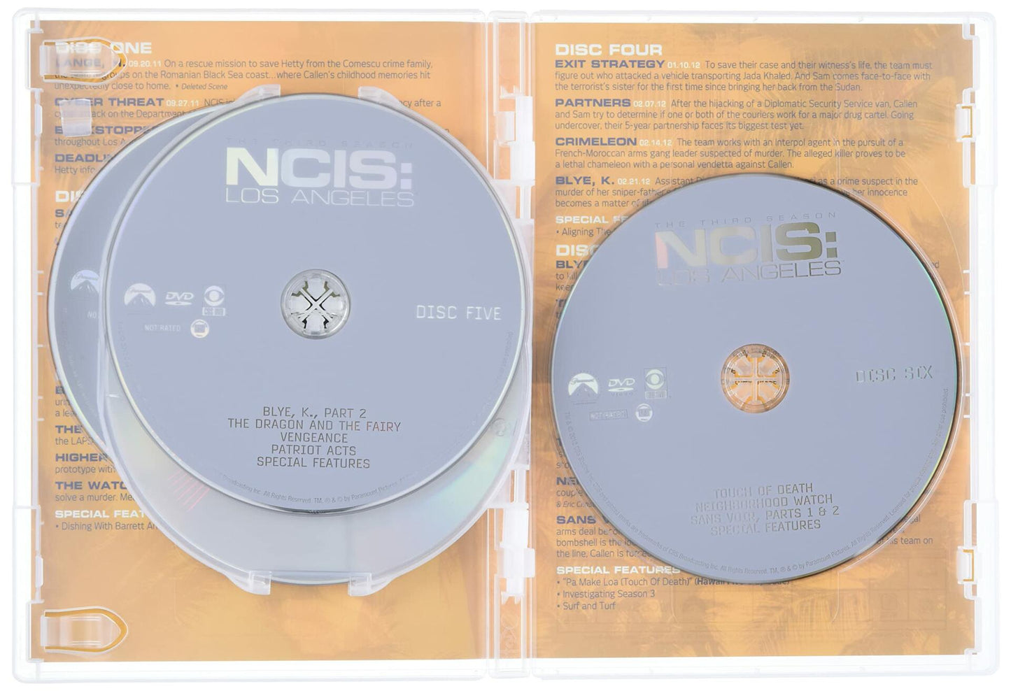 NCIS: Los Angeles: The Third Season [DVD] - Very Good