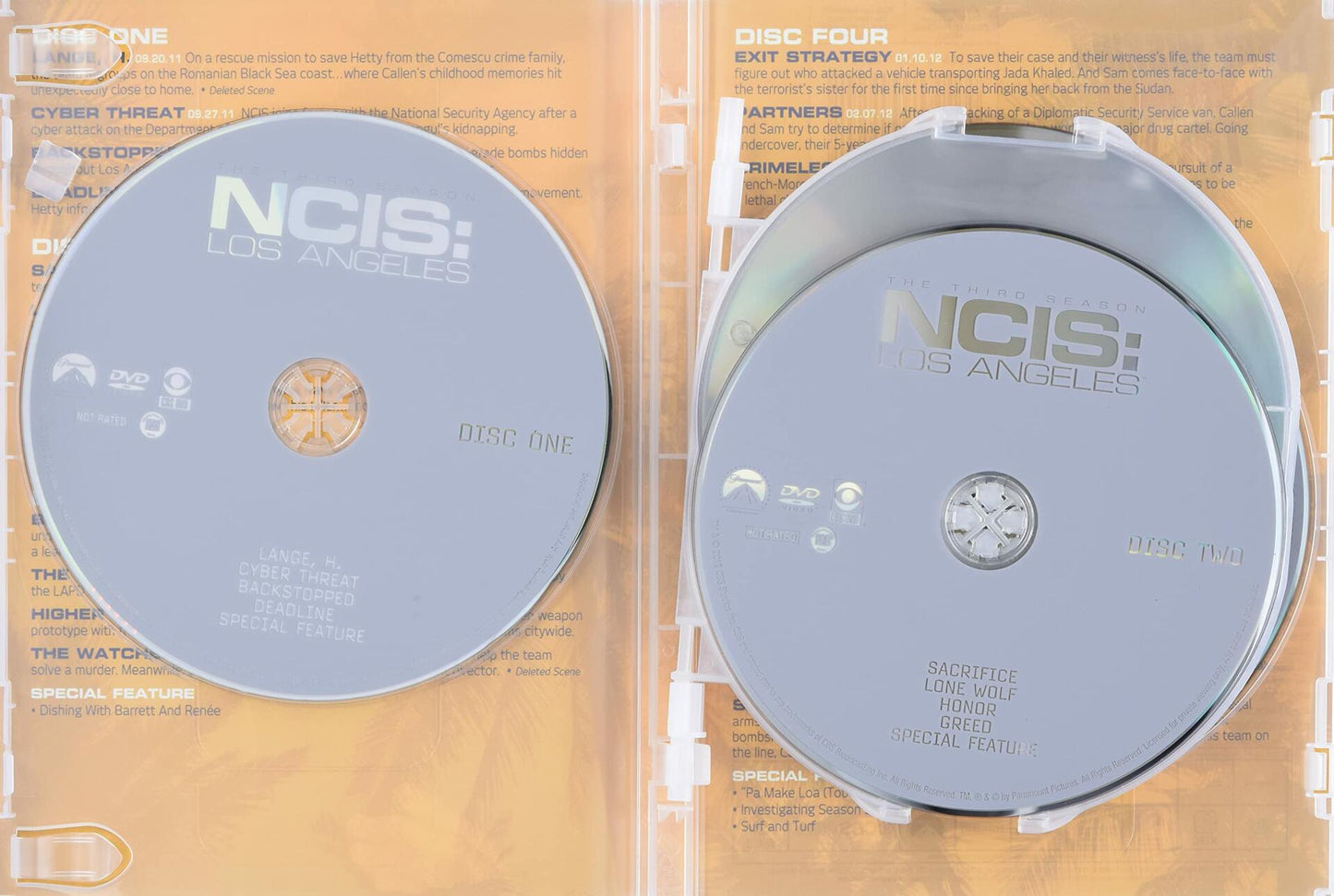 NCIS: Los Angeles: The Third Season [DVD] - Very Good