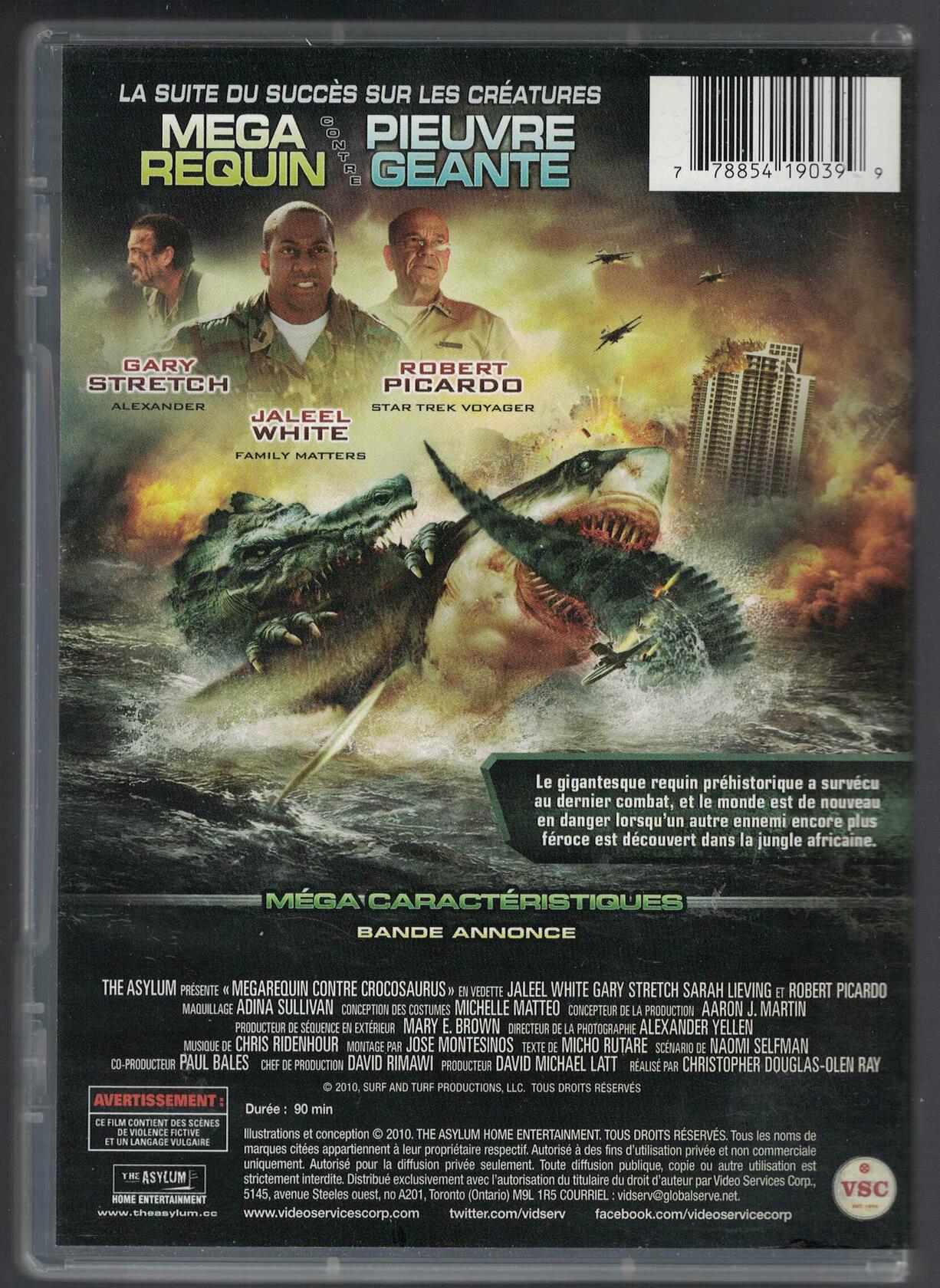 Megarequin Contre Crocosaurus (Qc Only) [DVD] - Very Good