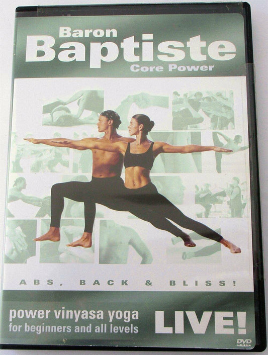 Baron Baptiste Core Power Live!: Power Vinyasa Yoga for Beginners and All Levels [Import] [DVD] - Very Good
