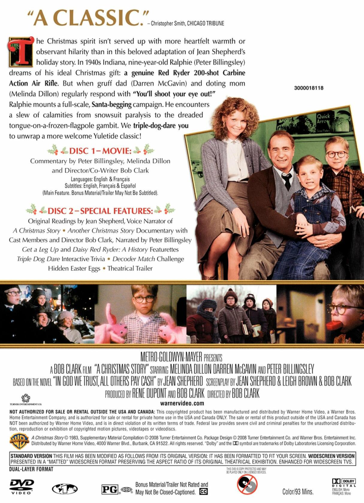 A Christmas Story (Two-Disc Special Edition) (Sous-titres français) [Import] - Very Good