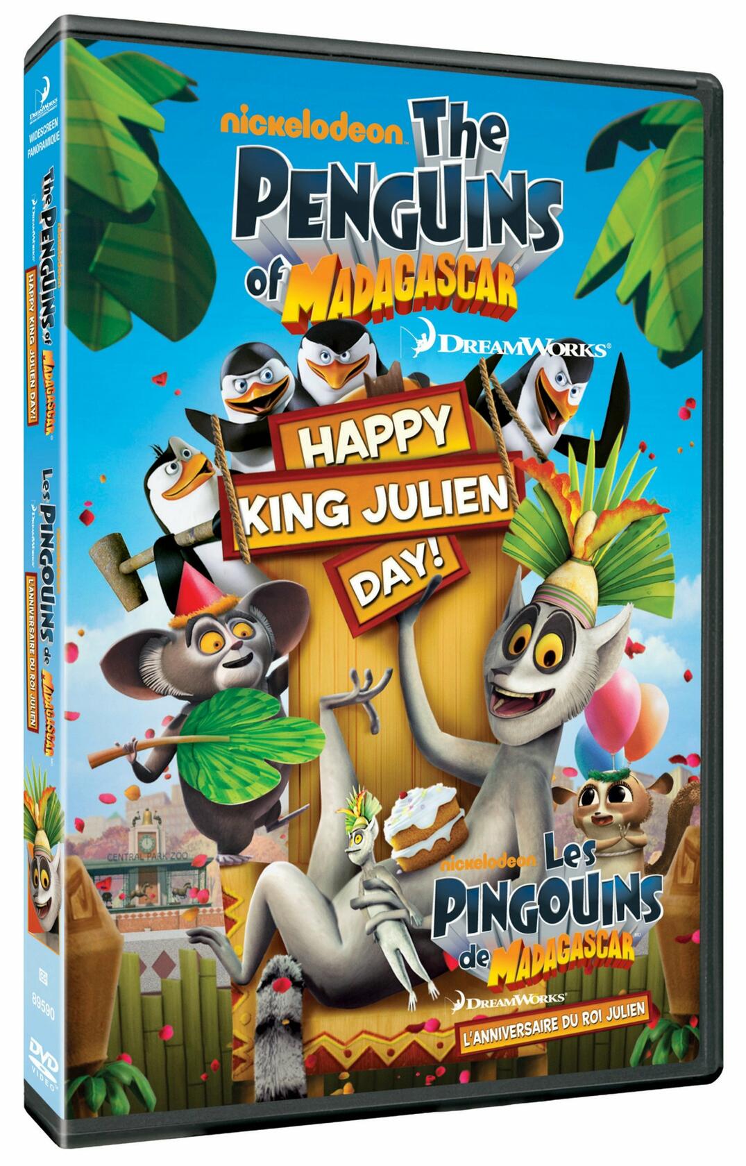 Penguins of Madagascar: Happy King Julien Day! (Bilingual) [DVD] - Very Good