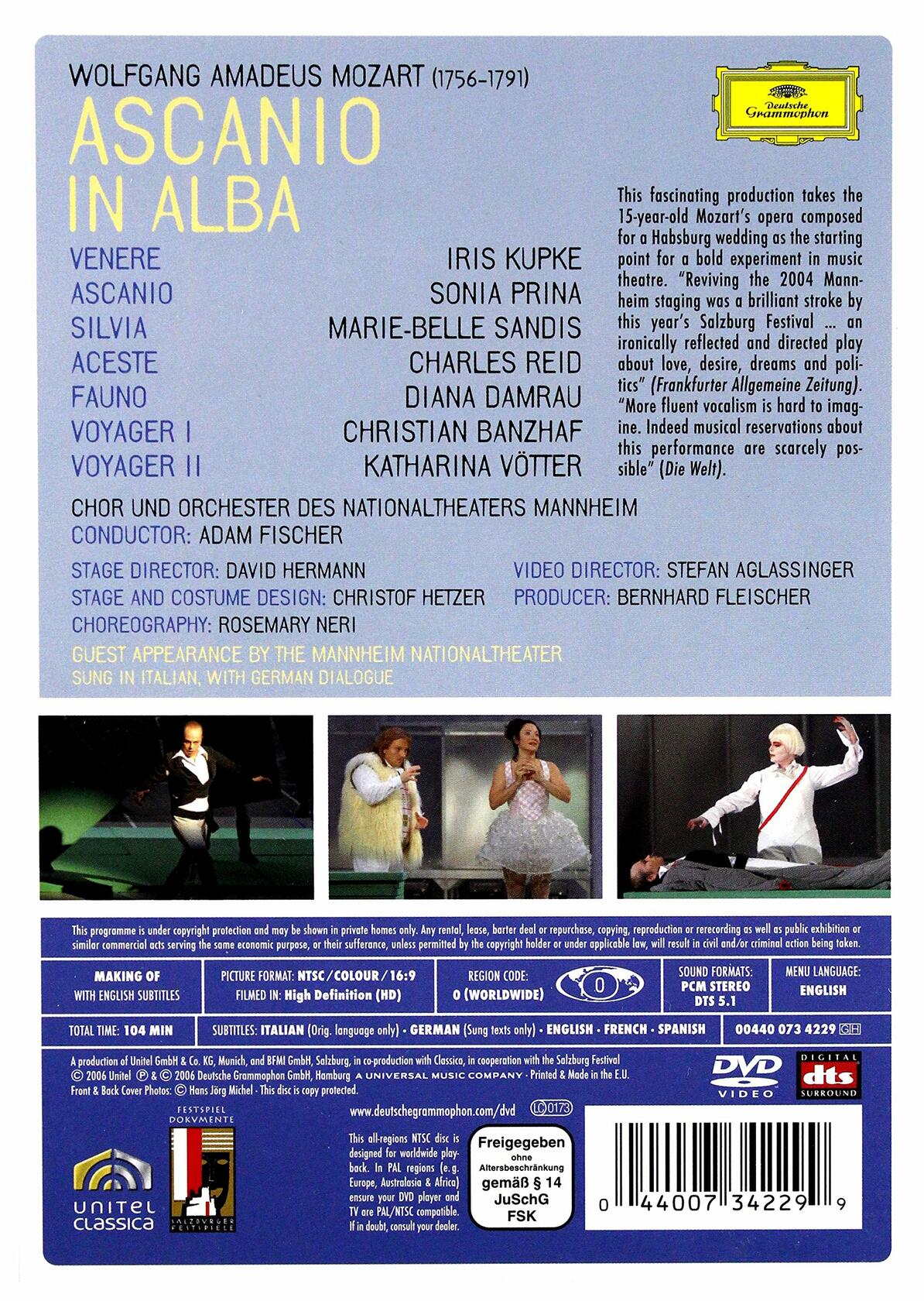 ADAM FISCHER - ASCANIO IN ALBA - DVD [DVD] - Very Good