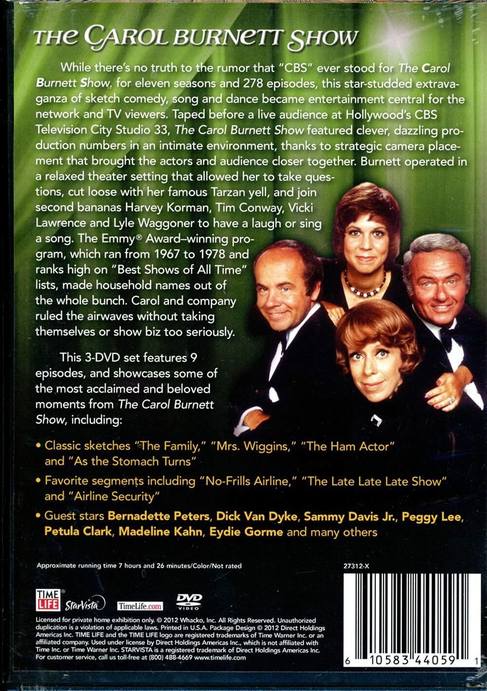 The Carol Burnett Show 3-dvd Set - 9 Episodes [Unknown Binding] - Very Good