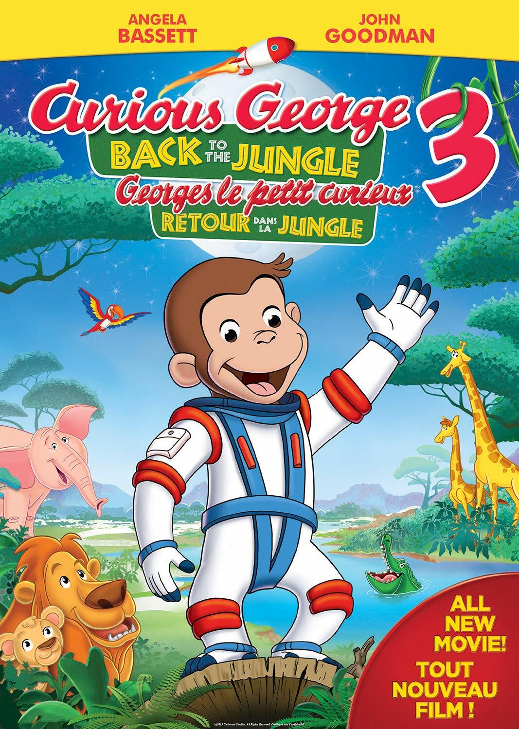 Curious George 3: Back to the Jungle / (Bilingual) [DVD] [DVD] - Very Good