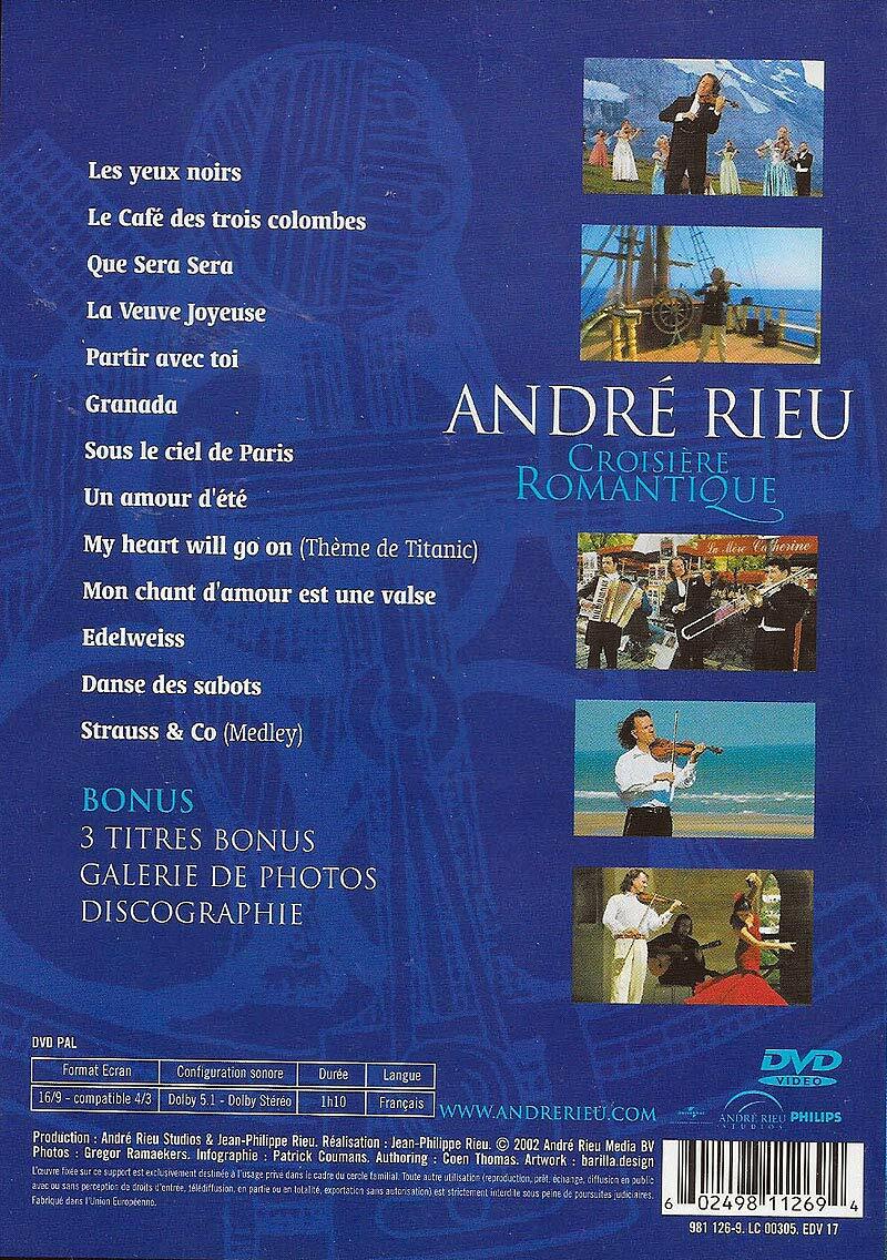 ANDRE RIEU - CROISIERE ROMANTIQUE - Very Good