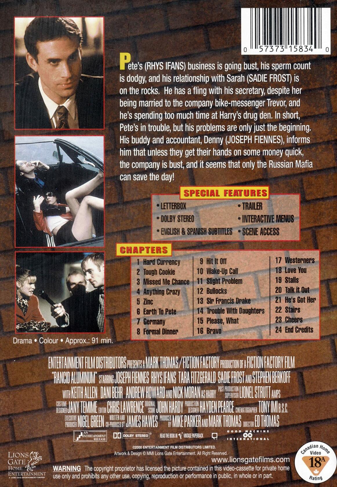 Rancid Aluminum [DVD] - Very Good