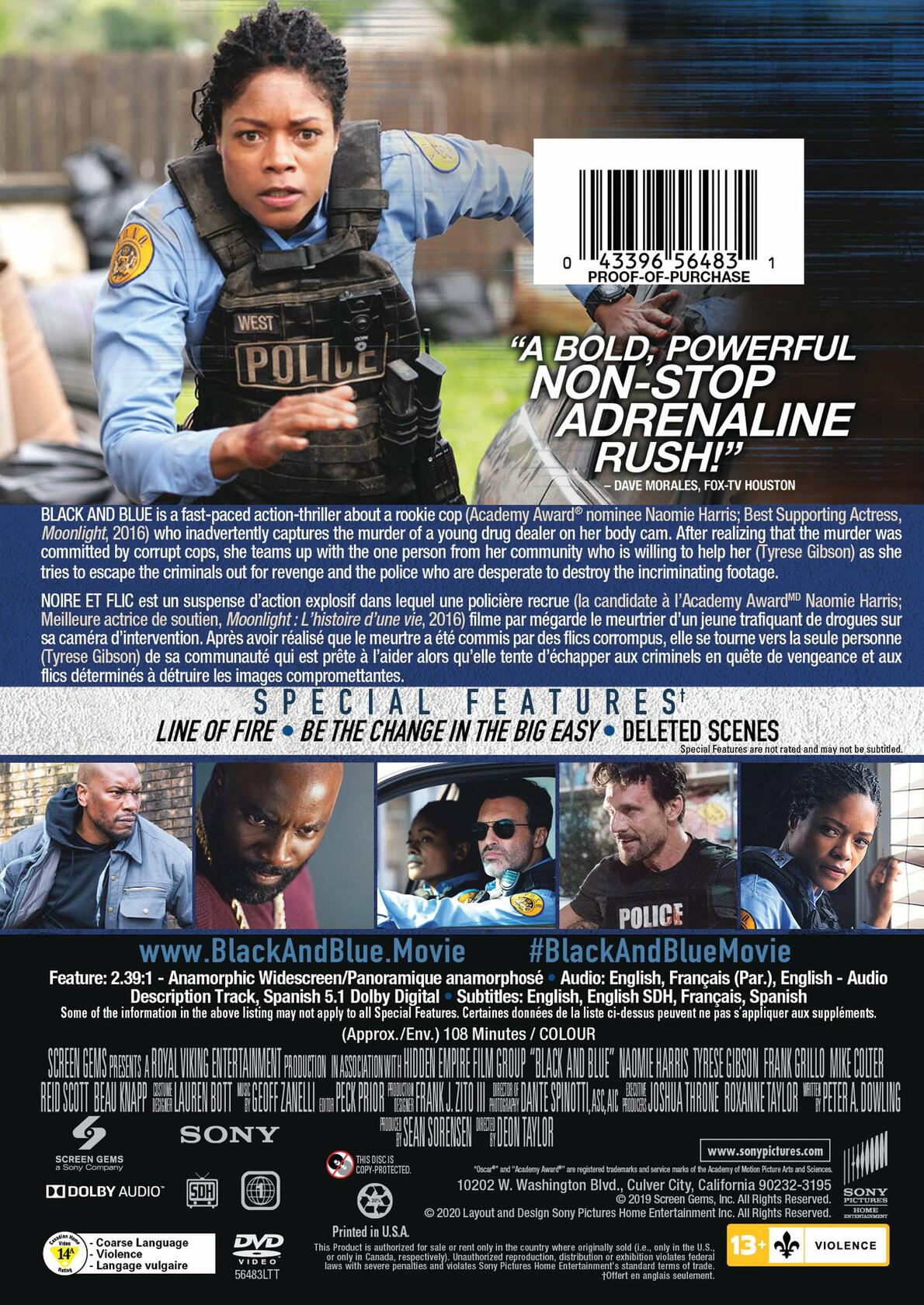 Black and Blue [DVD] - Very Good