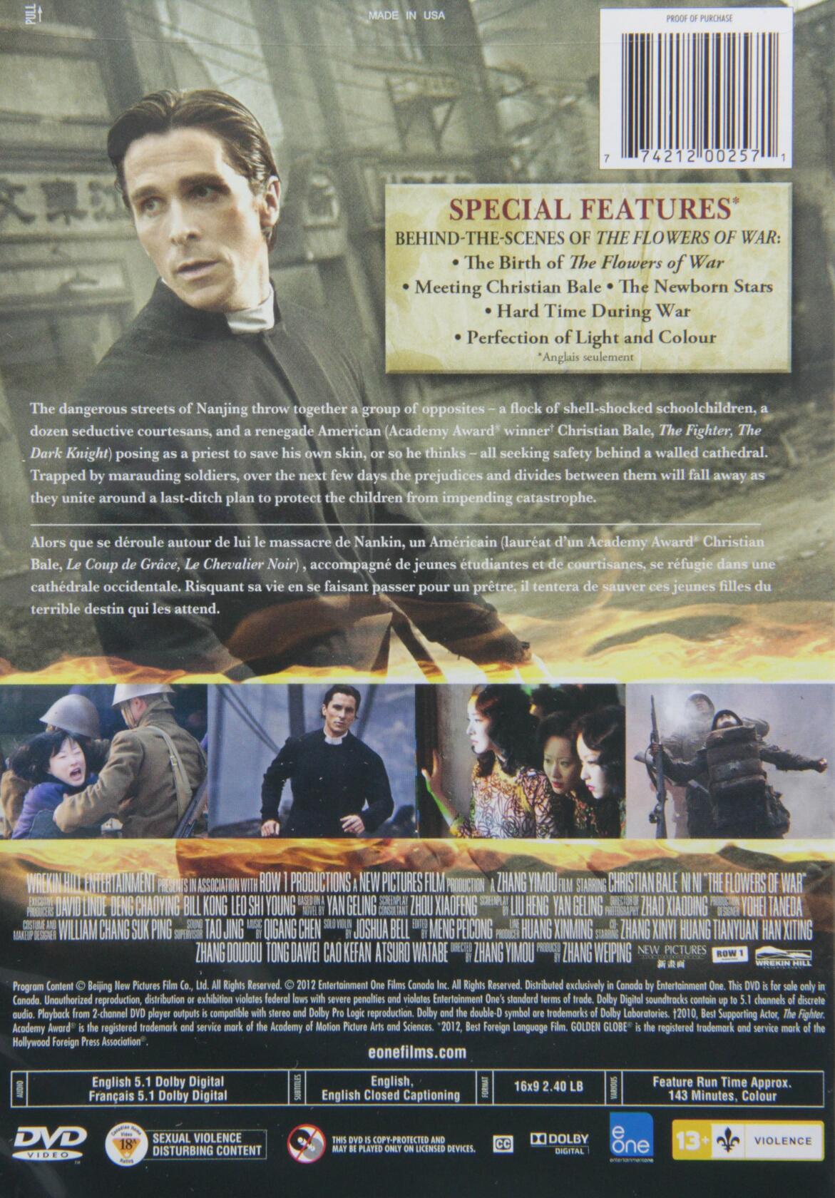 The Flowers Of War [DVD] - Very Good