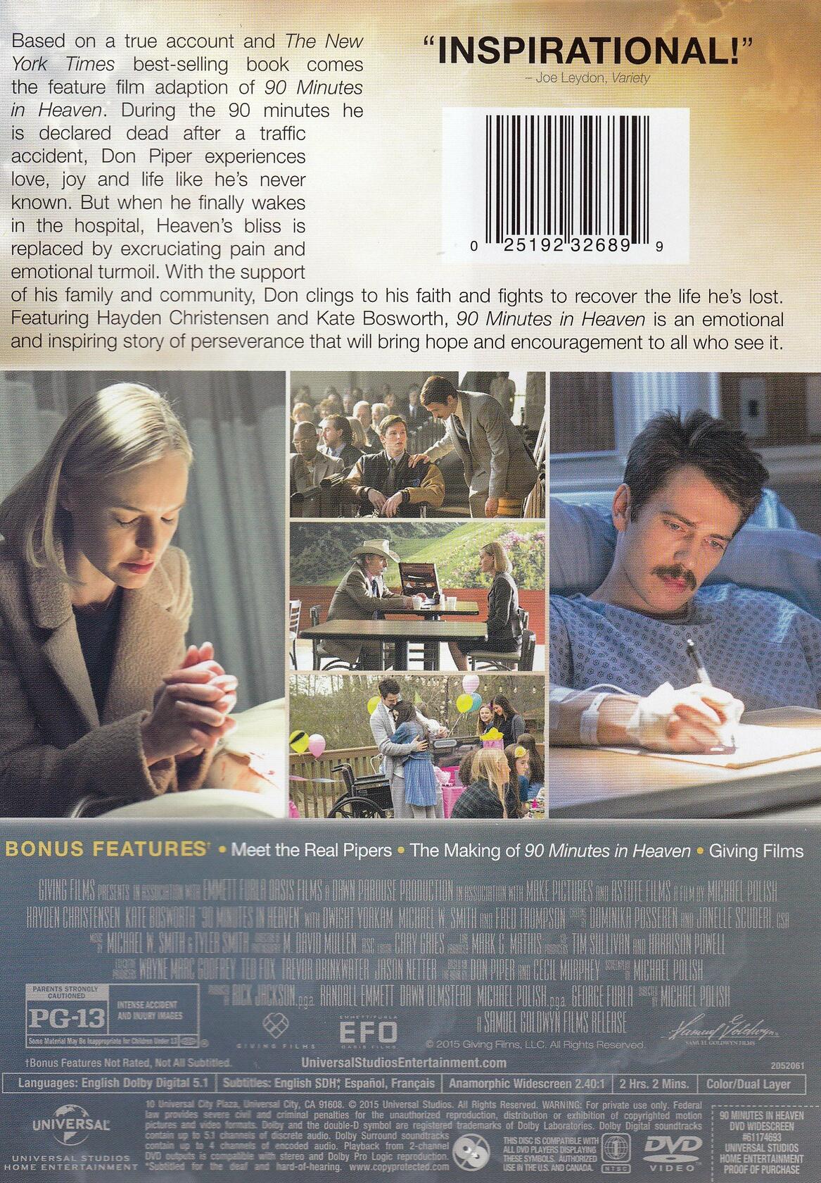 90 Minutes in Heaven [DVD] - Good
