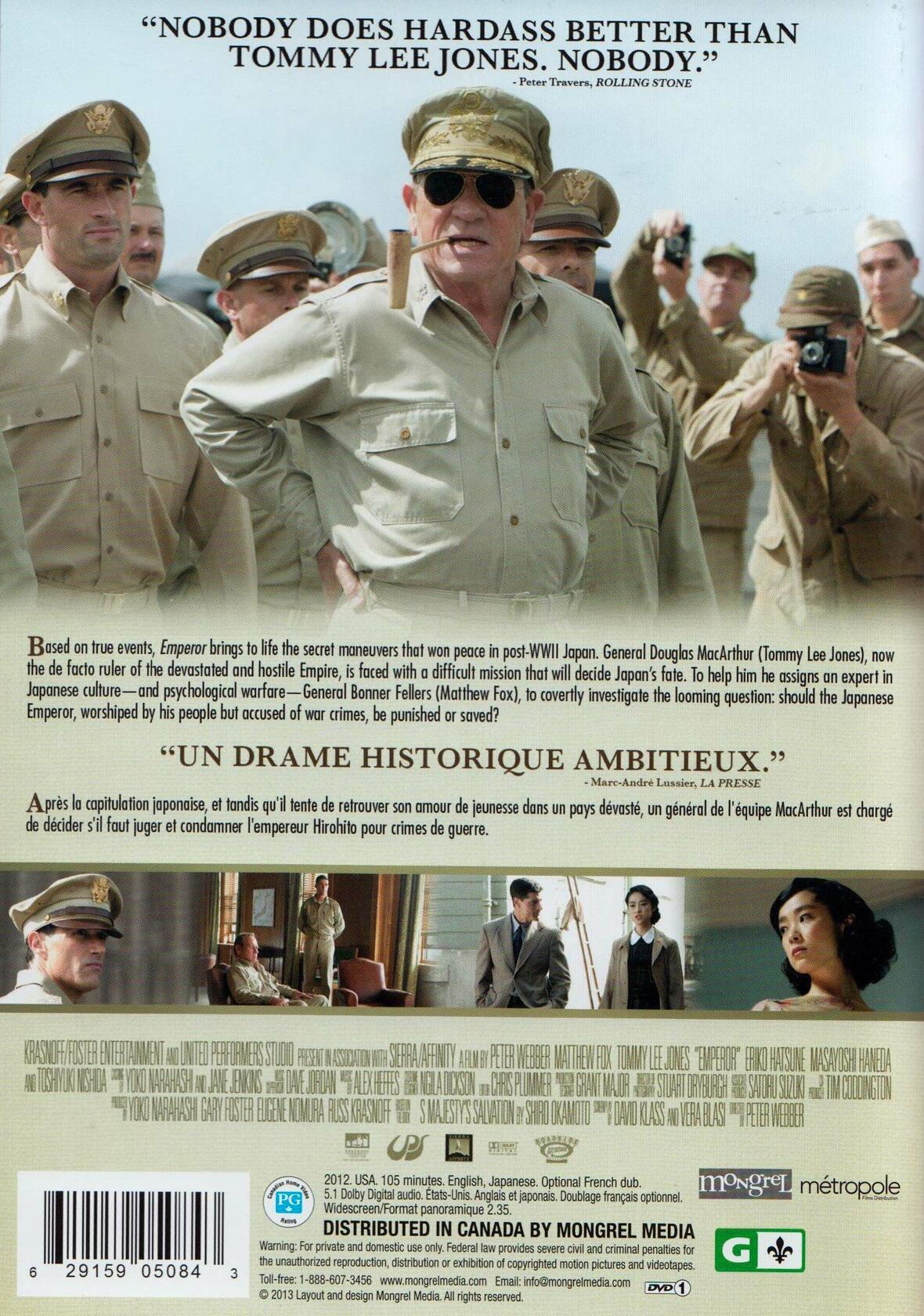 Emperor / L'Empereur (Bilingual) [DVD] - Very Good
