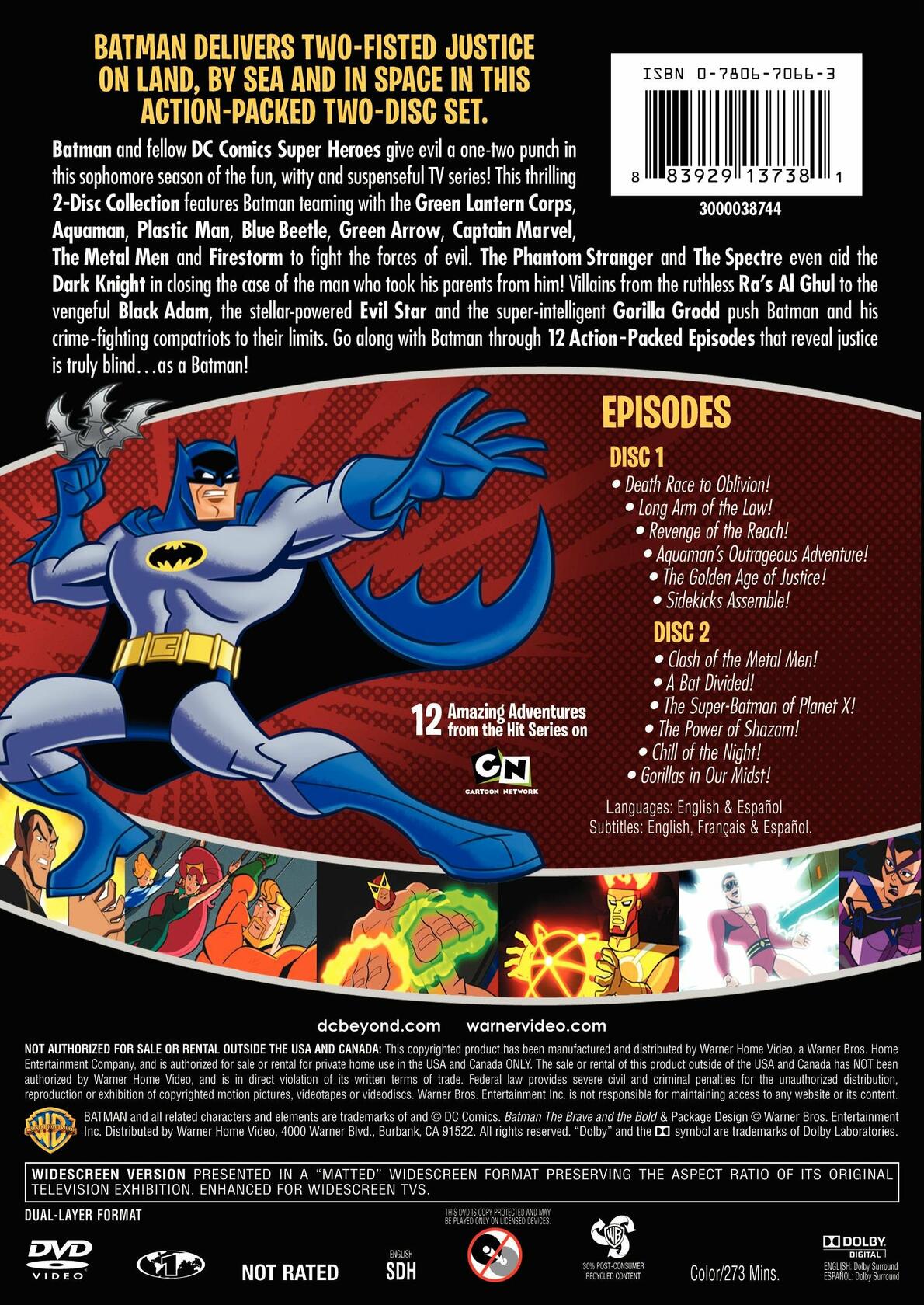 Batman: The Brave And The Bold: Season Two, Part One [DVD]