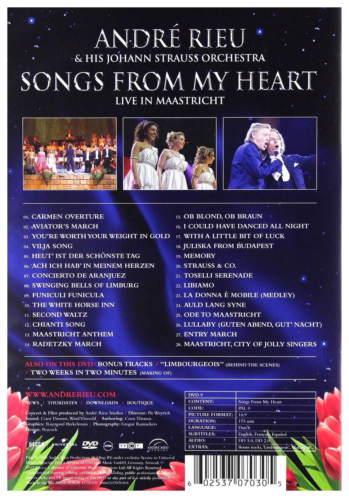 Songs From My Heart [Import] [DVD] - Very Good