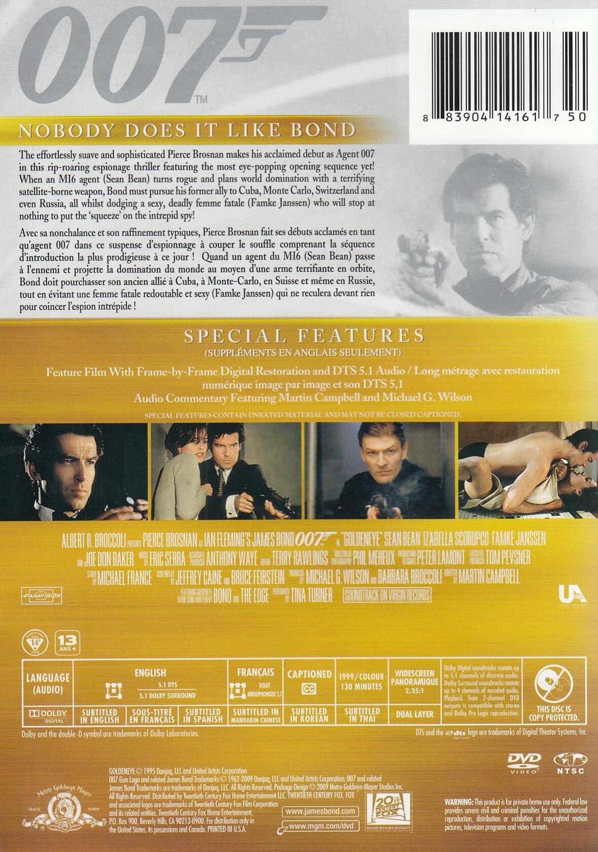 GoldenEye (Bilingual) [DVD] - Very Good