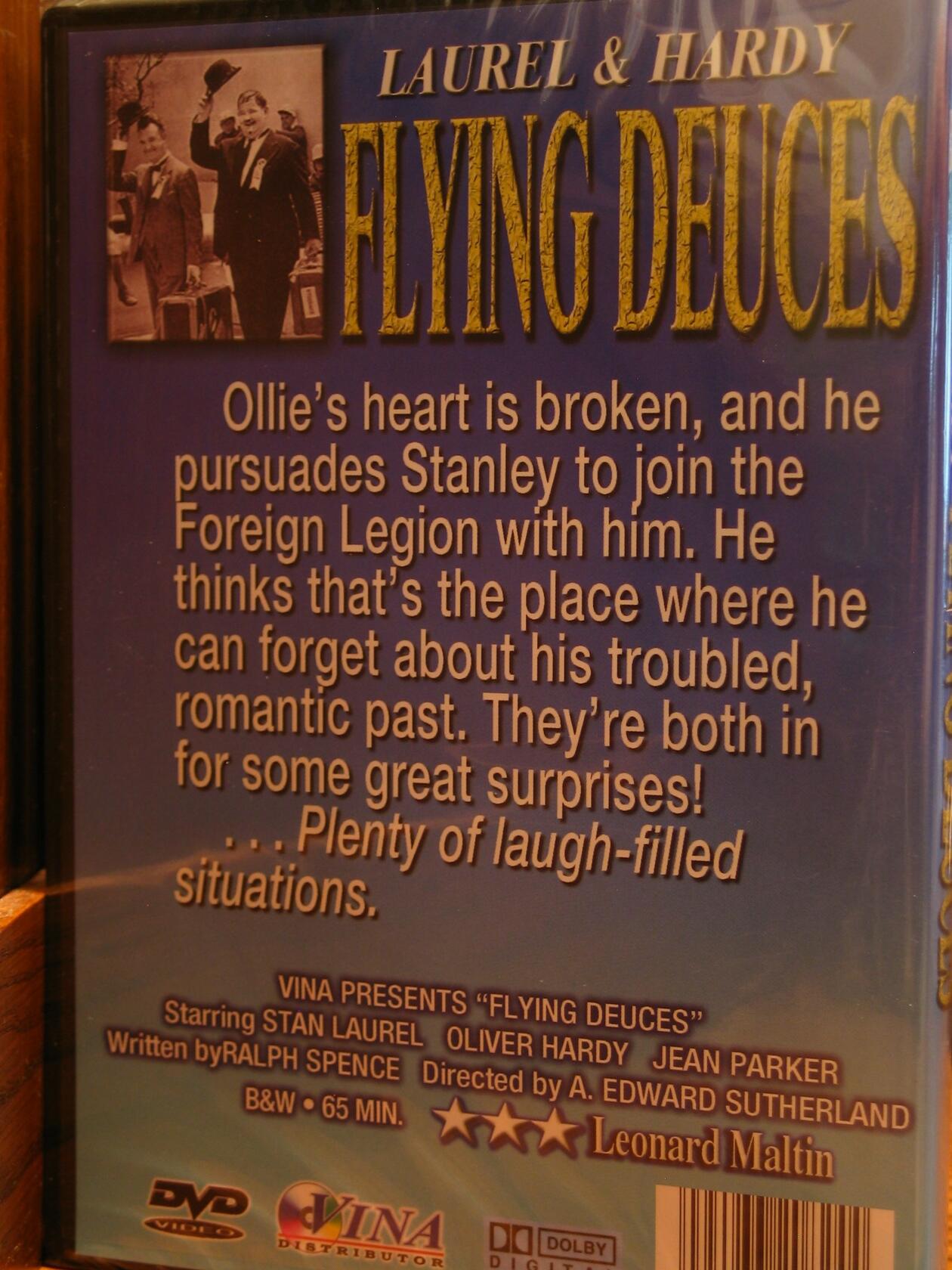 The Flying Deuces [Import] [DVD]