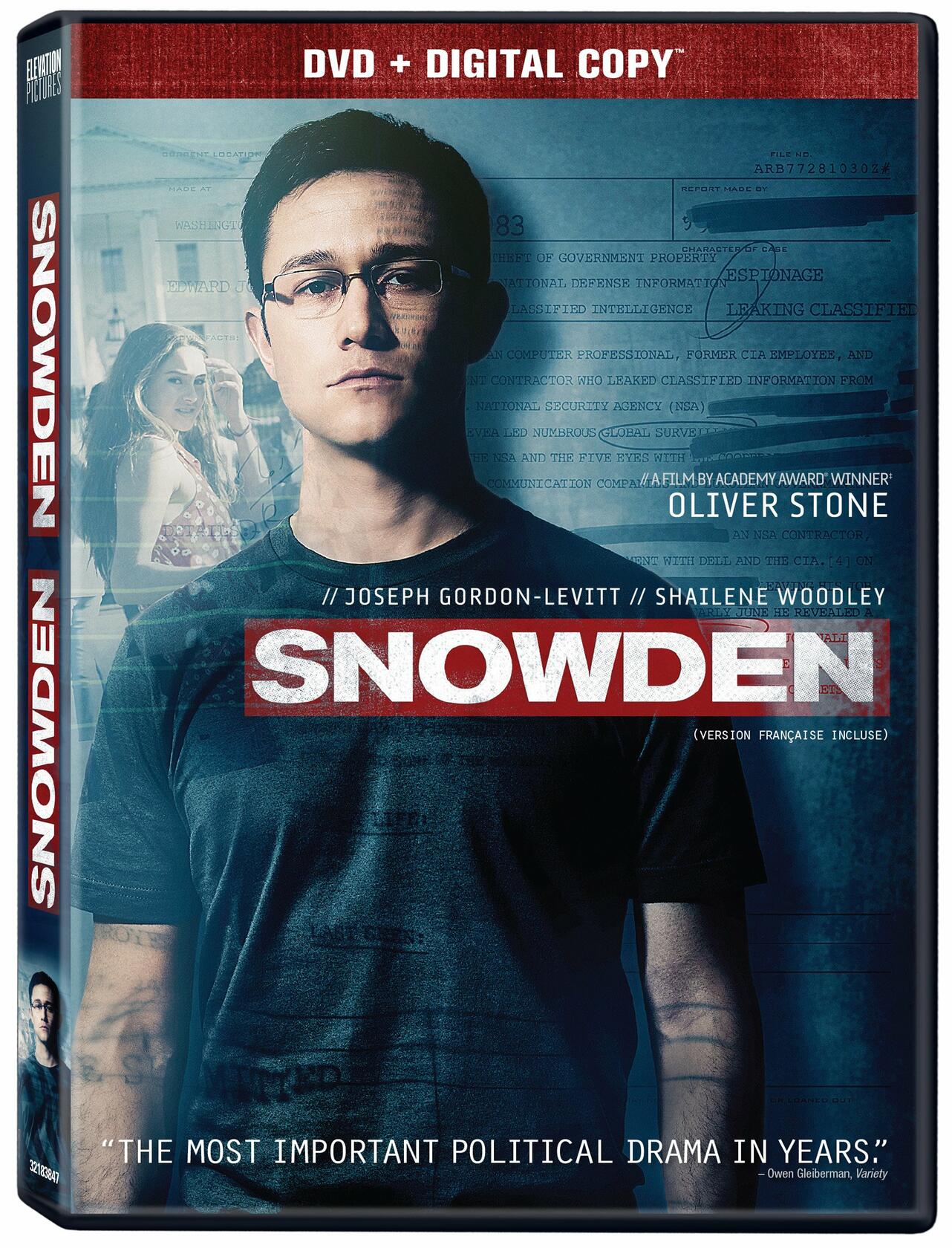 Snowden [DVD + Digital HD] [DVD] - Very Good