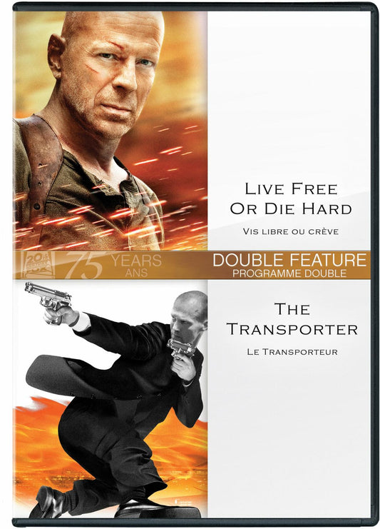 Live Free or Die Hard / Transporter [DVD] - Very Good