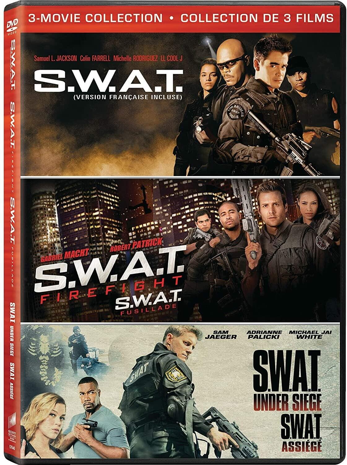 S.W.A.T. (2003) / S.W.A.T.: Firefight / S.W.A.T.: Under Siege - Set [DVD] - Very Good