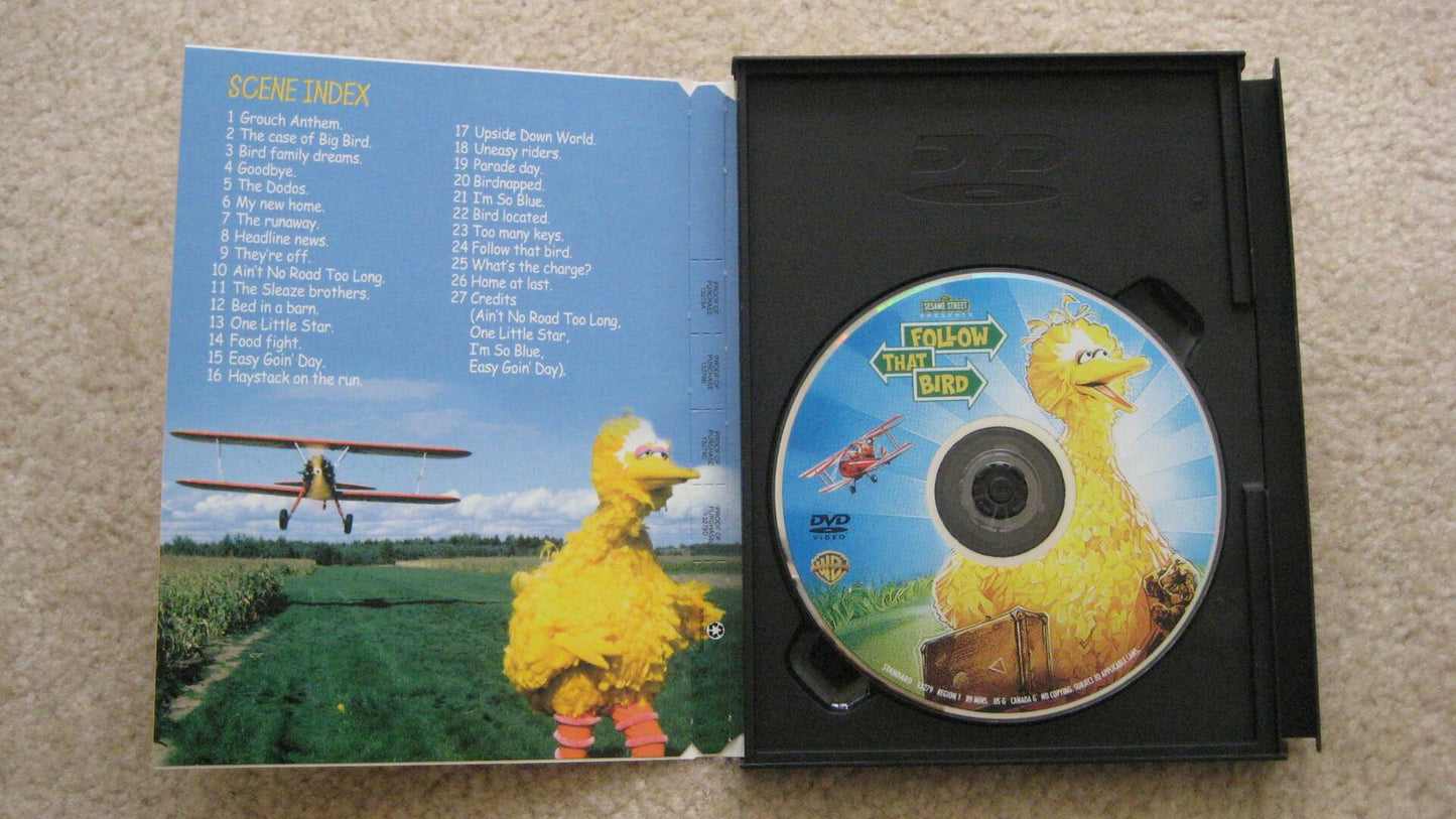Sesame Street Presents: Follow That Bird (Full Screen) (Bilingual) [DVD] - Very Good
