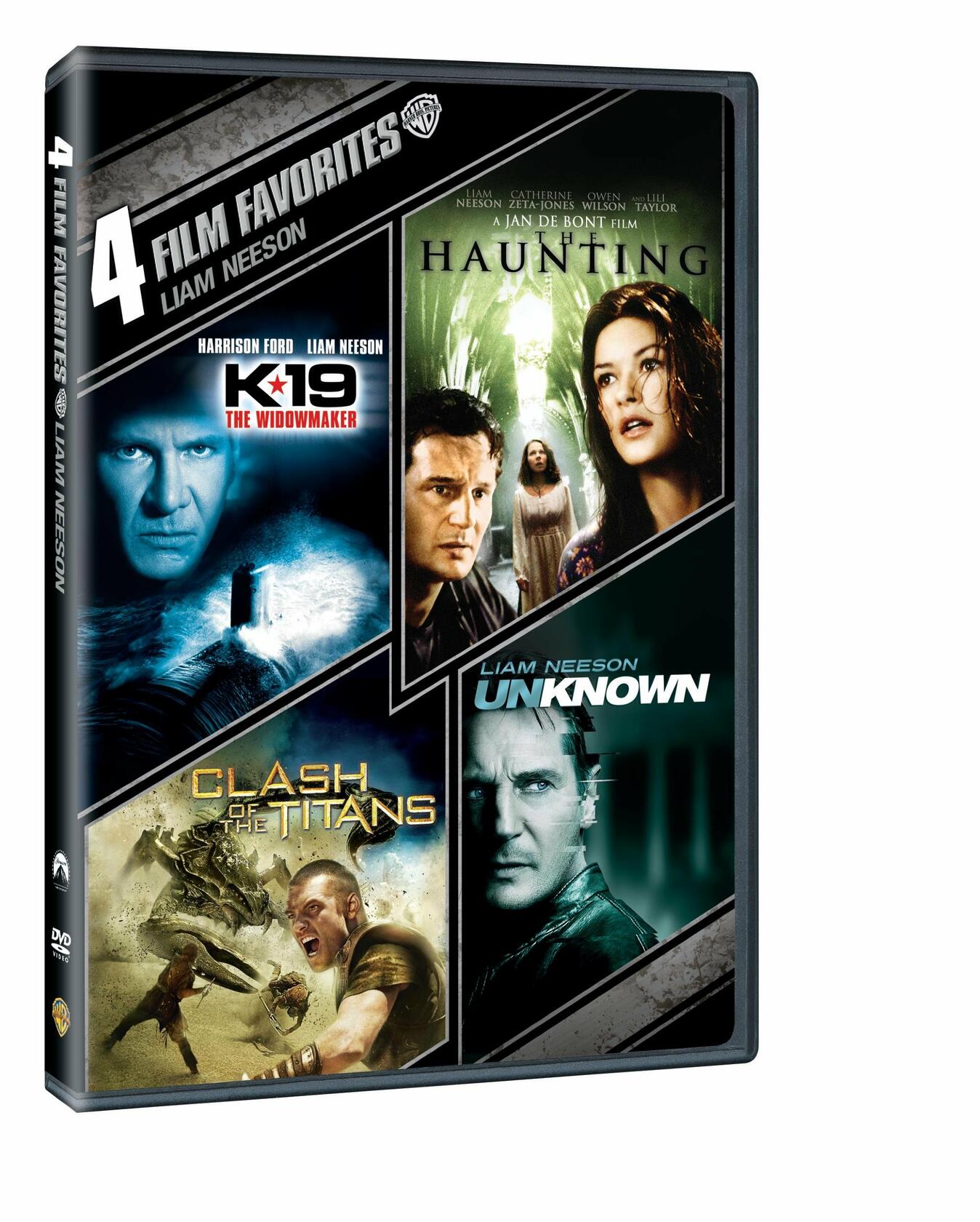 4 Film Favorites: Liam Neeson (K-19 The Widowmaker, The Haunting, Clash of the Titans, Unknown) [DVD] - Very Good